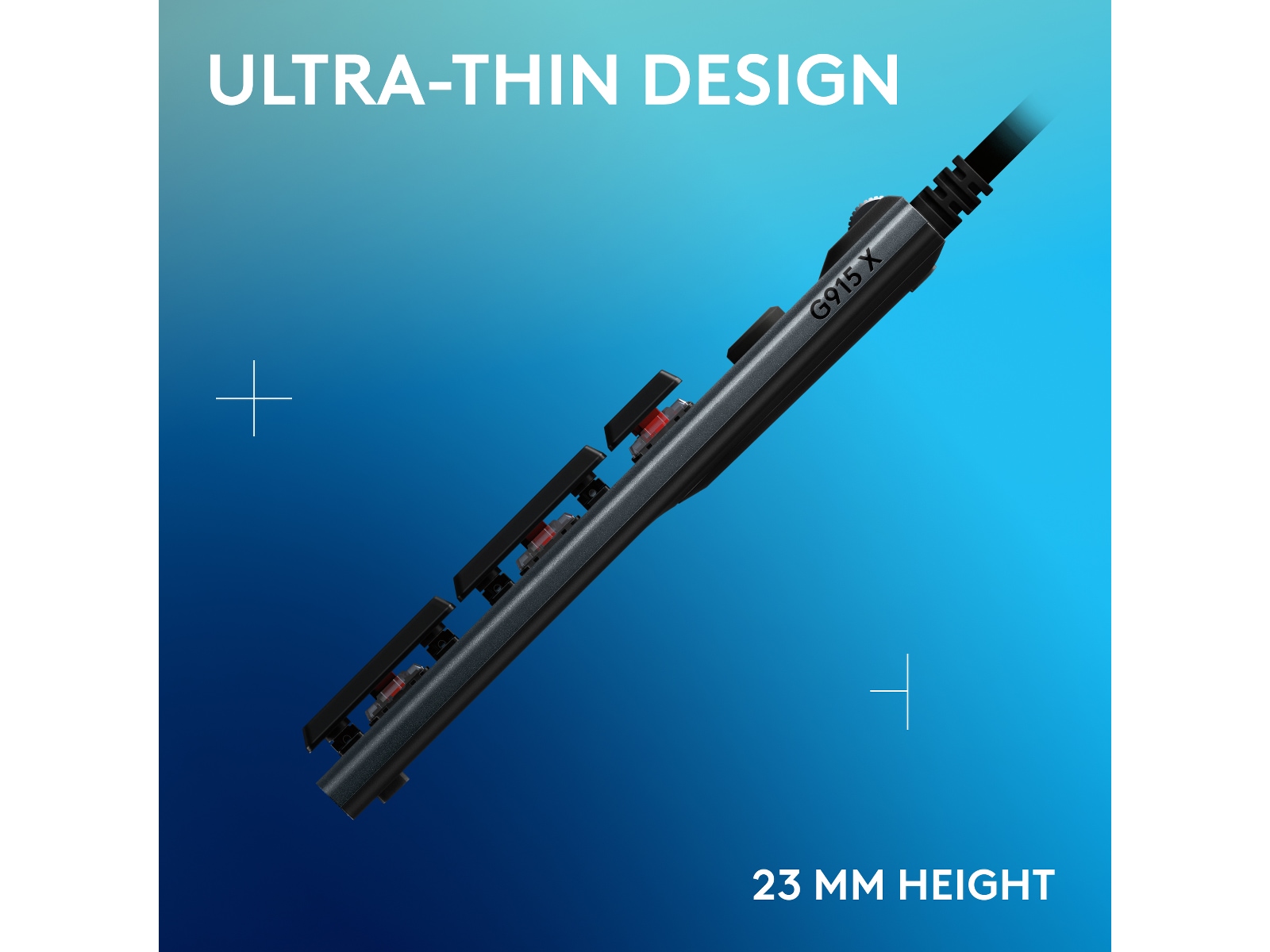 Logitech G915 X Gamingtangentbord (svart) Gamingtangentbord