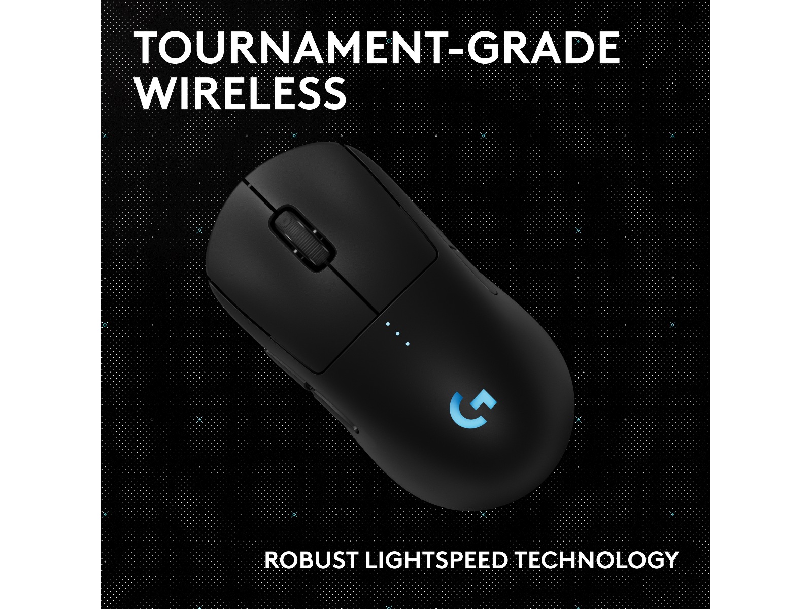 Logitech PRO 2 Lightspeed Trådlös Gamingmus (svart) Gamingmus