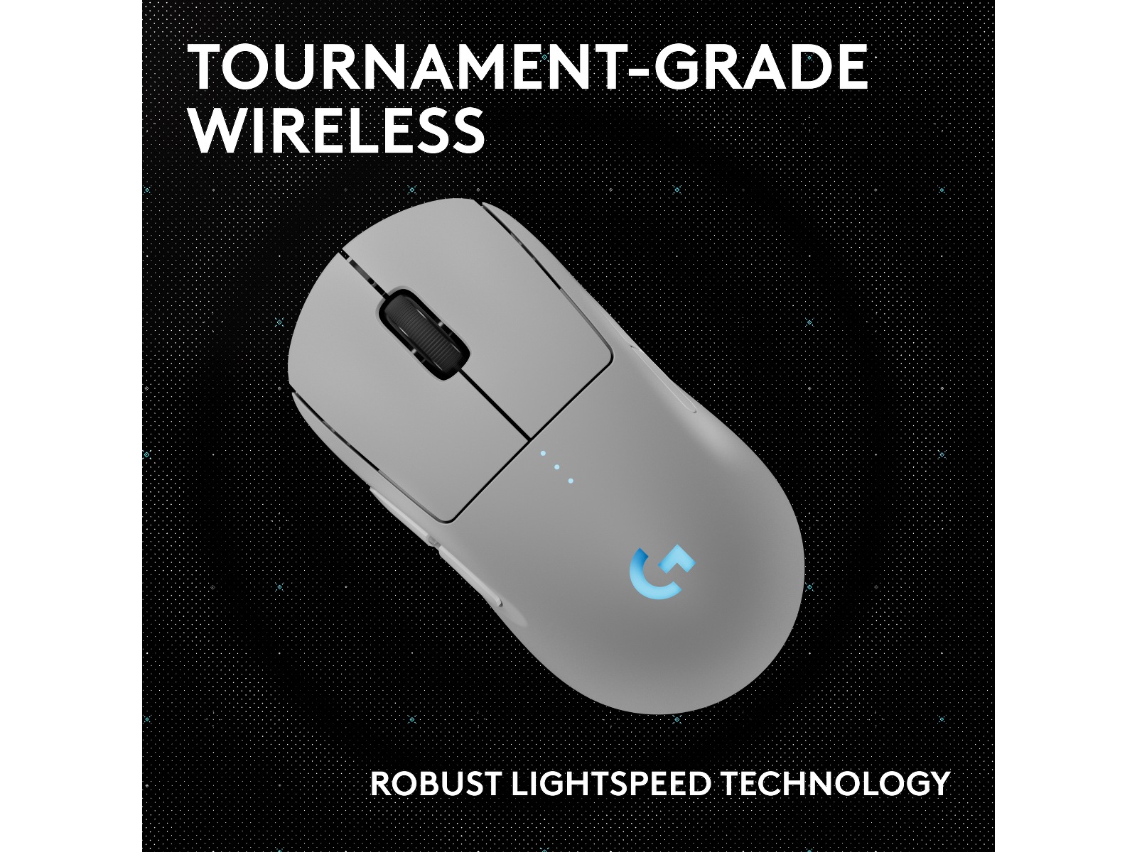 Logitech PRO 2 Lightspeed Trådlös Gamingmus (vit) Gamingmus