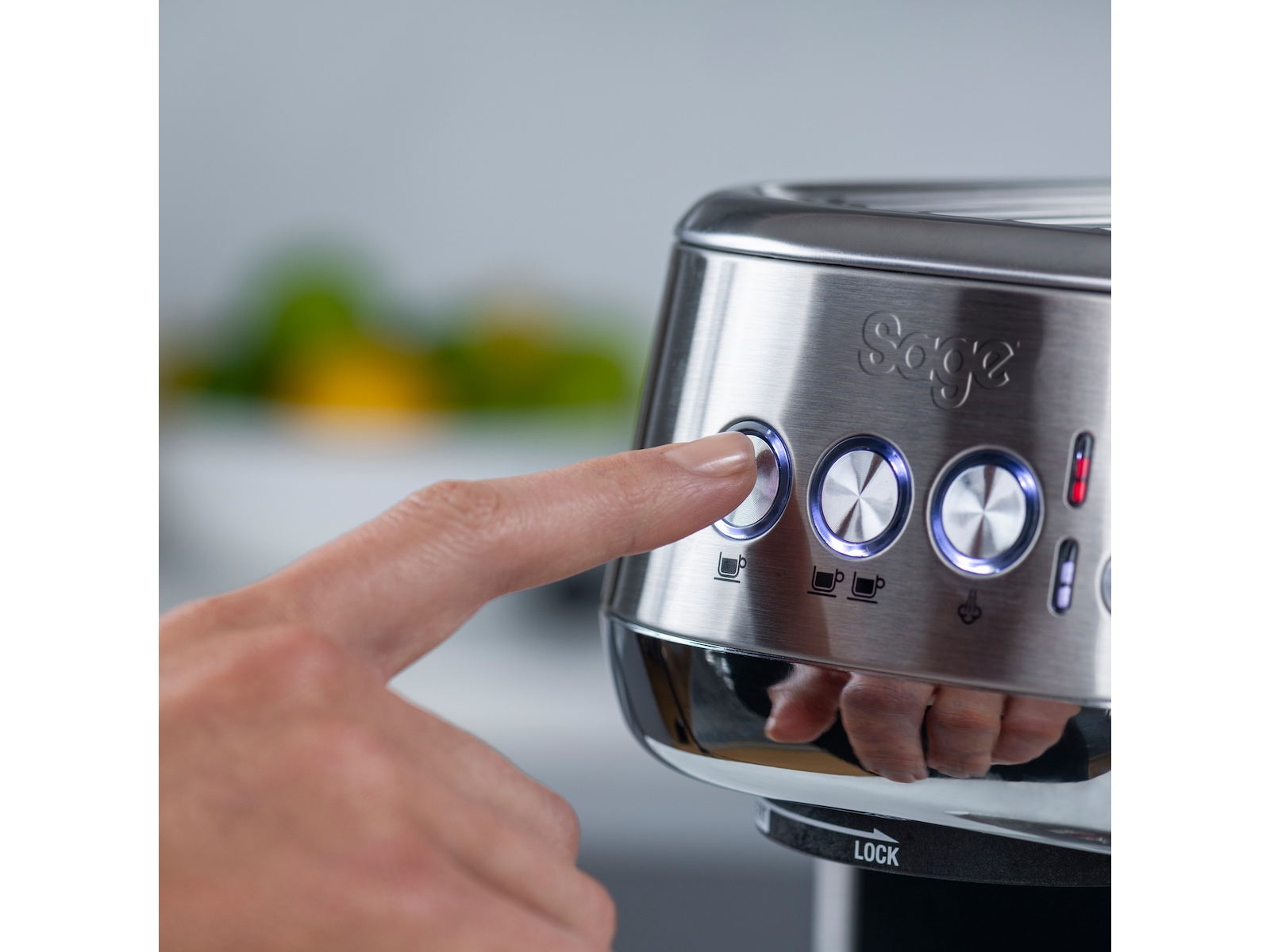 Sage Bambino Plus Espressomaskin (borstat stål) Espressomaskiner