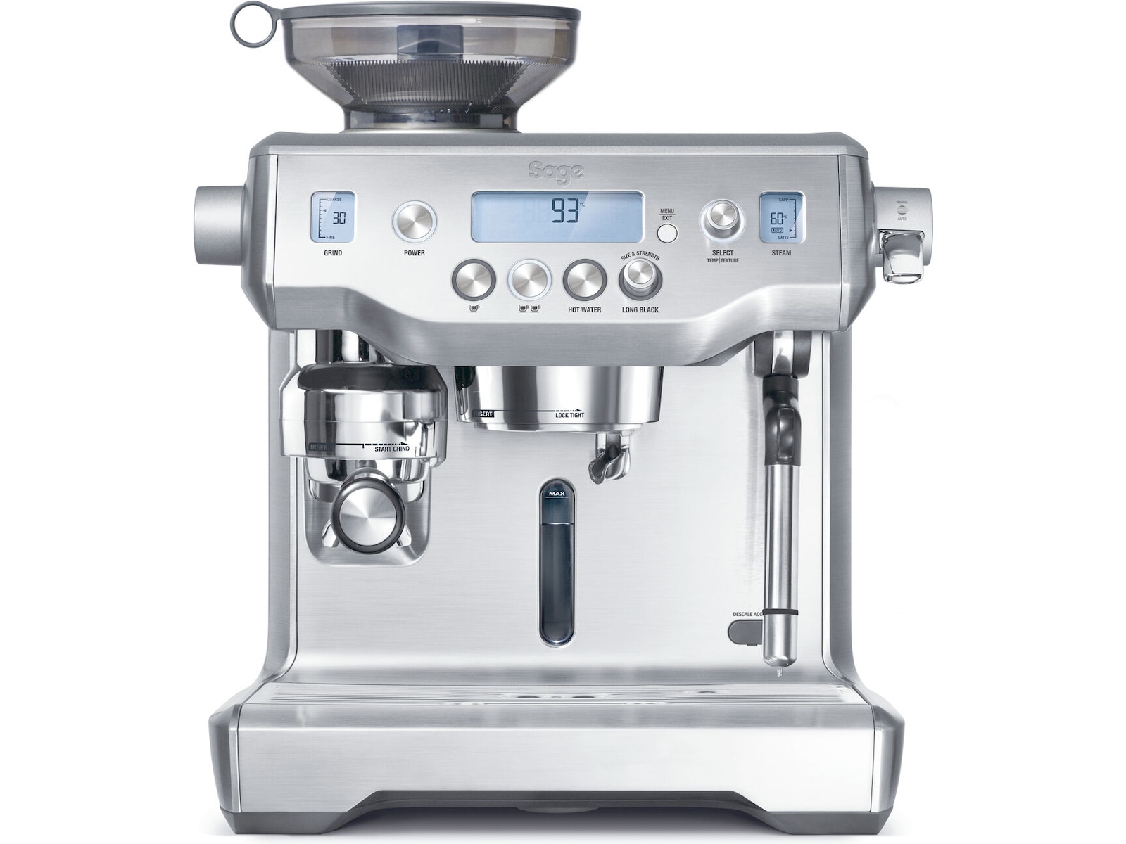 Sage Oracle Espressomaskin (borstat stål) Espressomaskiner