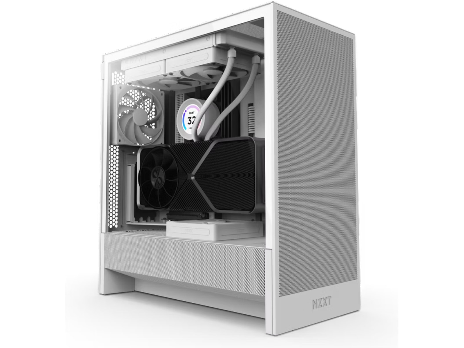 NZXT H5 Flow Mid Tower (vit) Midi tower