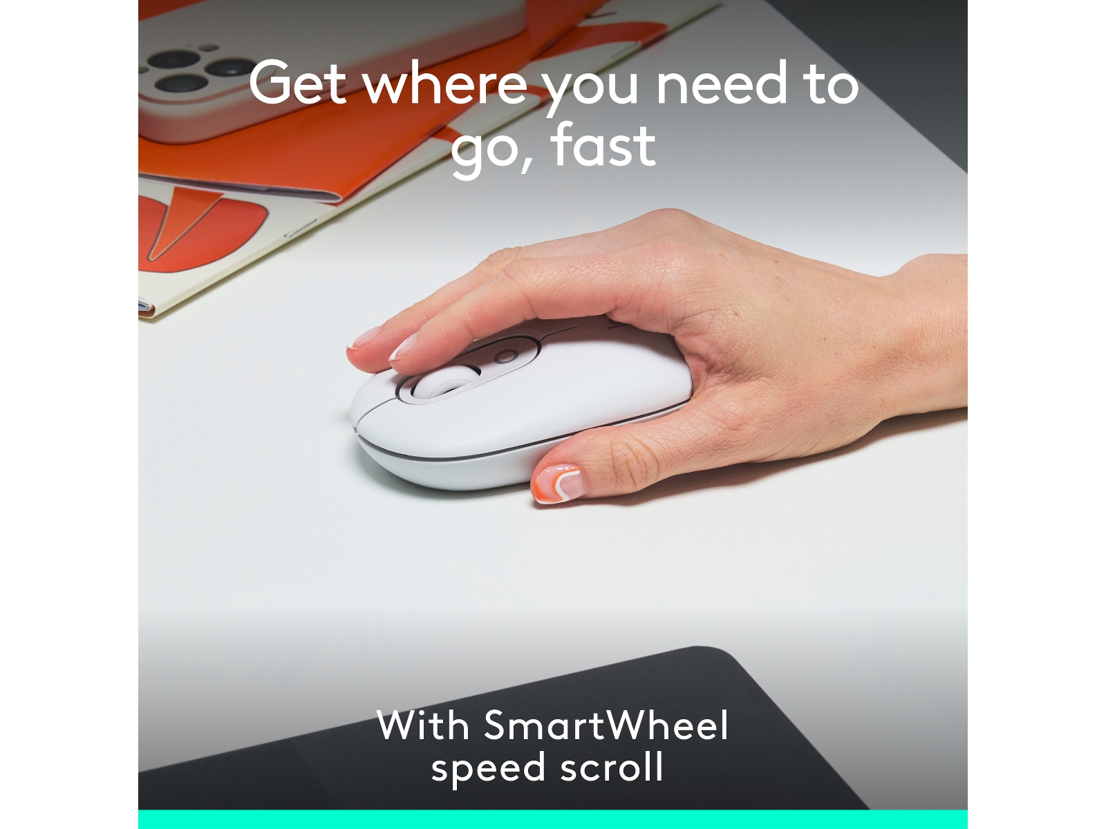 Logitech POP Icon trådlös mus (off-white) Mus