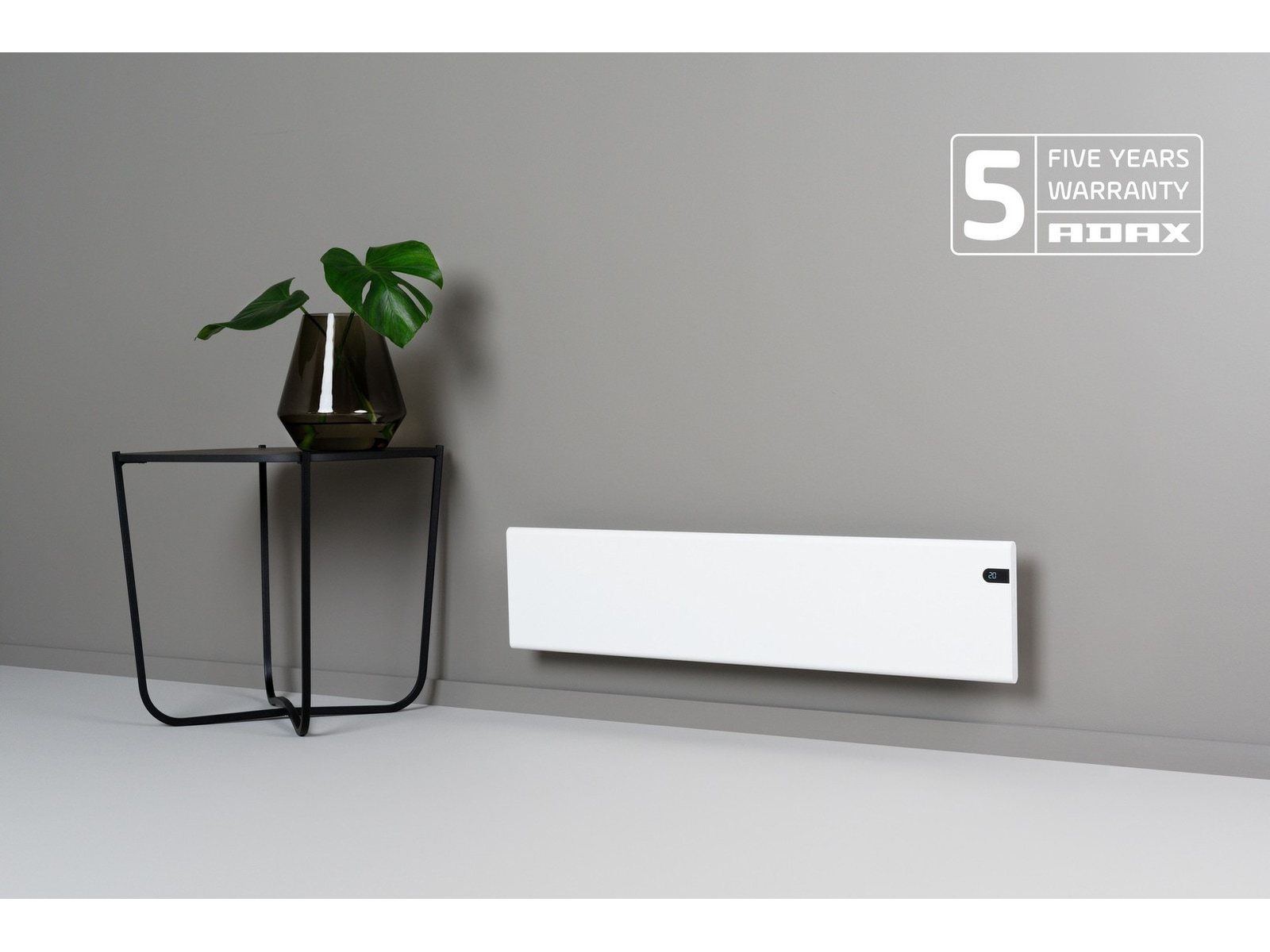 Adax Neo Basic Panelelement Low 1000W (vit) Panelelement