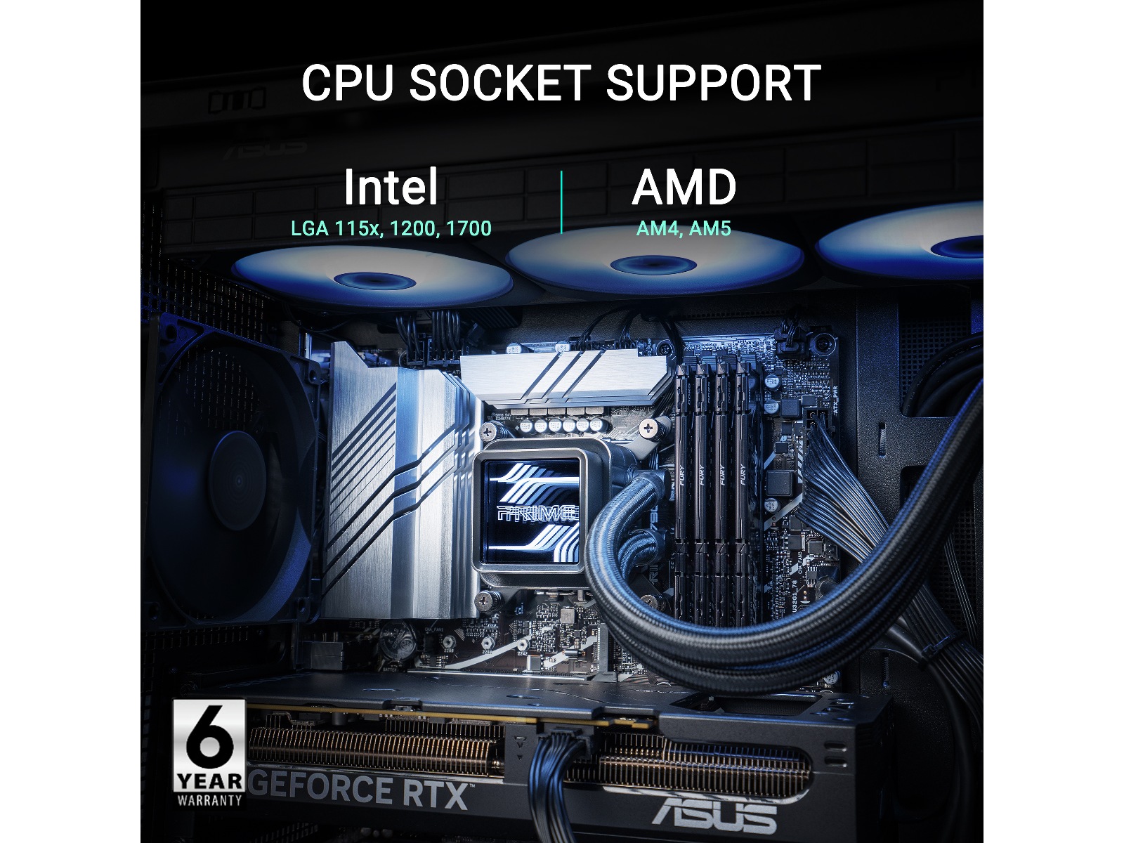 Asus Prime LC 360 ARGB Kylare CPU - Vattenkylning