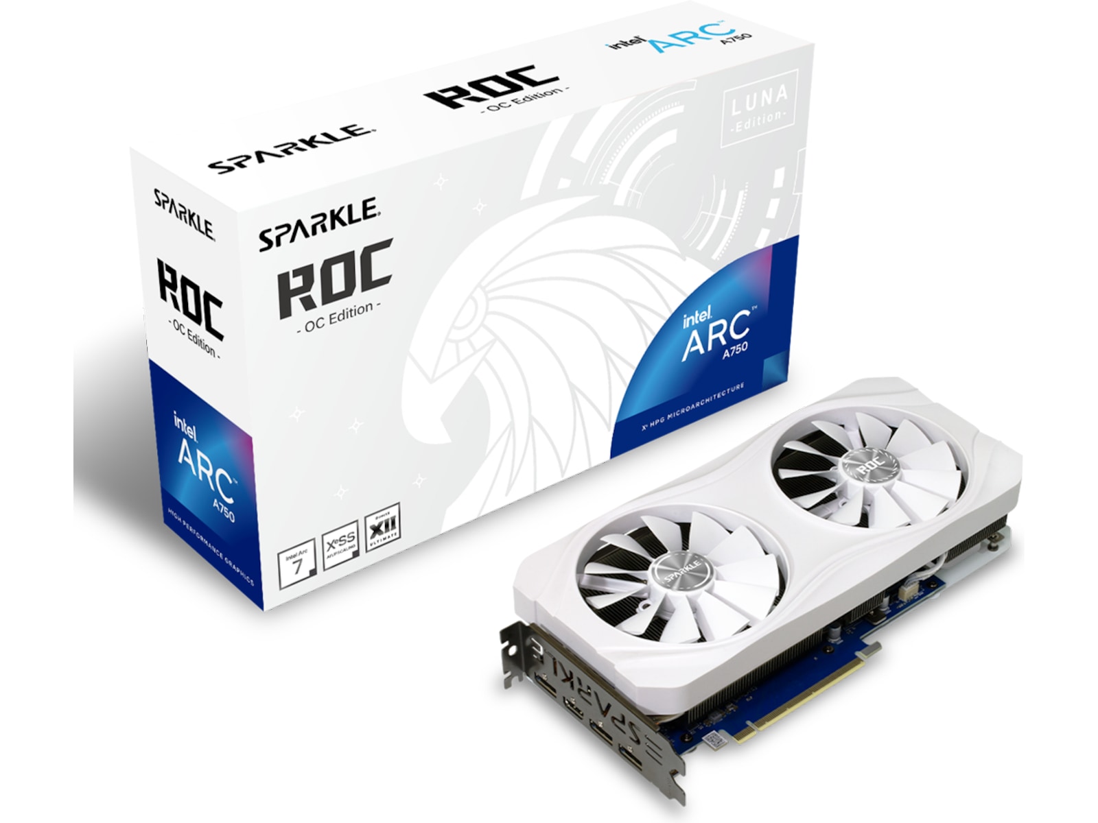 Sparkle Intel Arc A750 ROC Luna OC Grafikkort