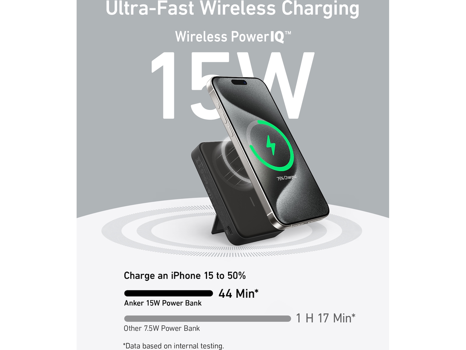 Anker MagGo Powerbank 10000mAh (svart) Powerbank