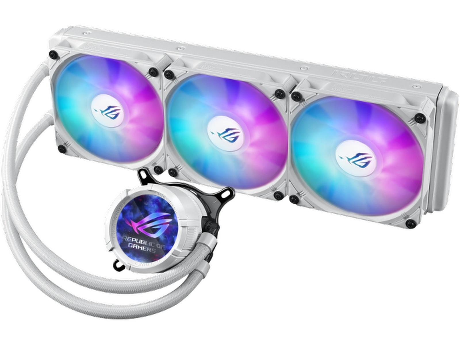 Asus ROG Strix LC III 360 ARGB LCD Kylare (vit) CPU - Vattenkylning