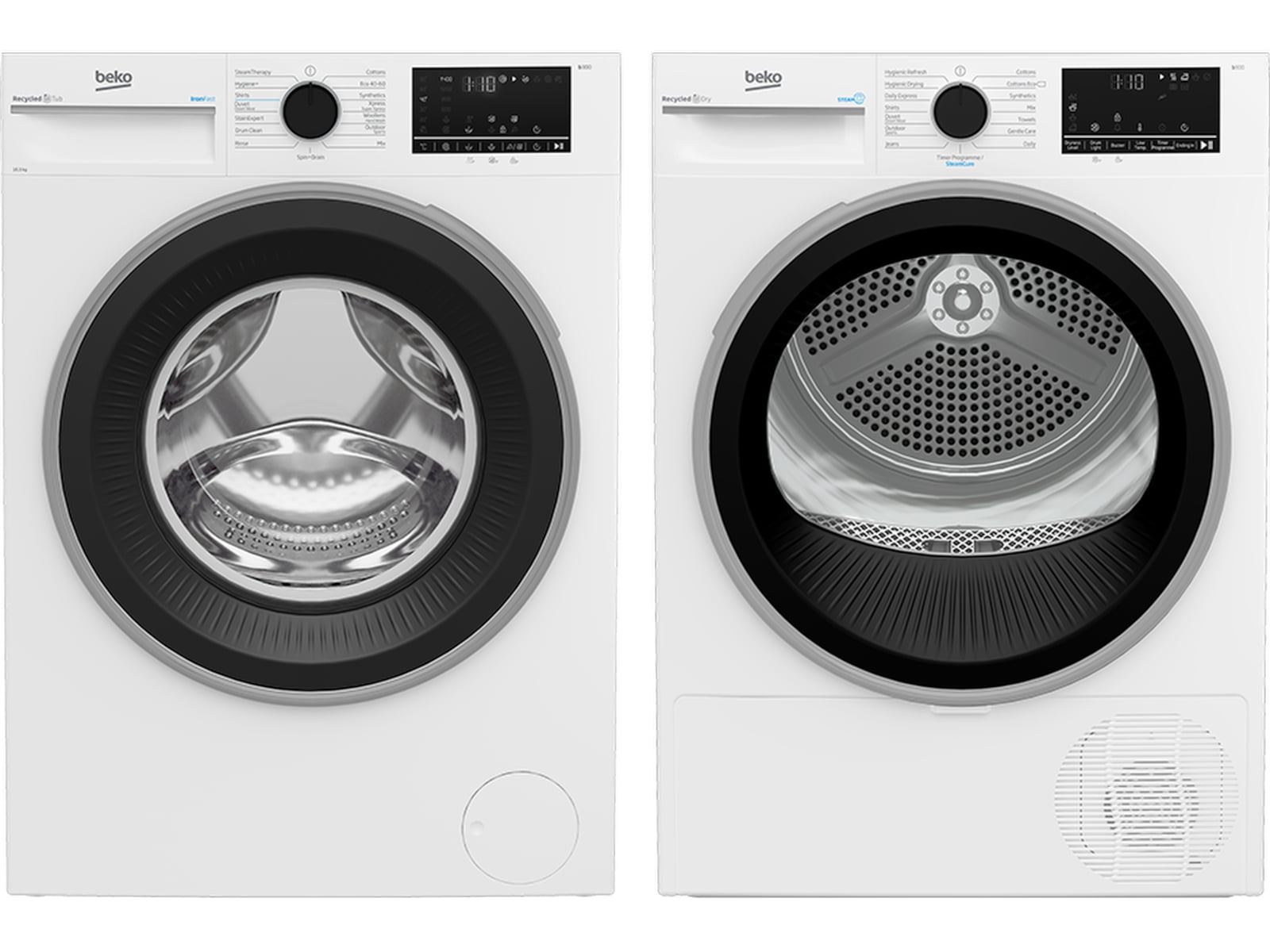 Beko B3WU4105415W 10,5 kg Tvättmaskin + 10 kg torktumlare Tvättmaskin