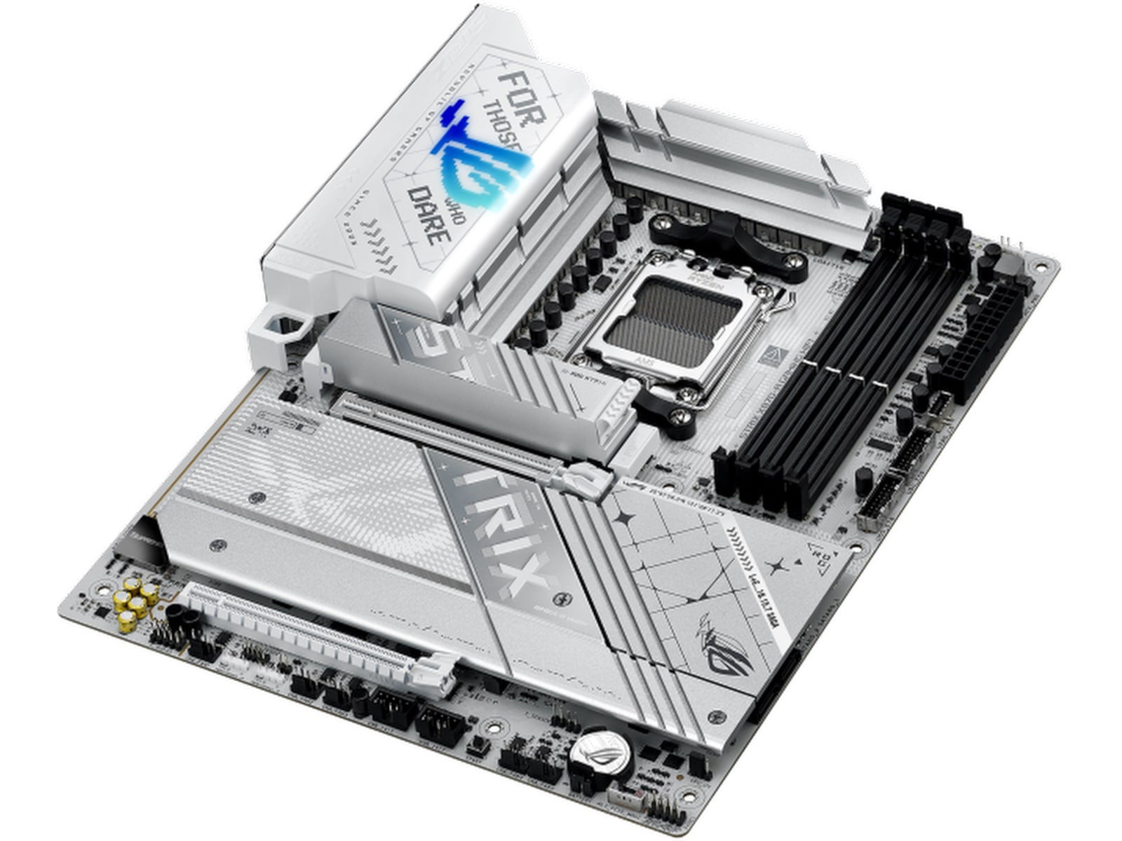 ASUS ROG Strix X870-A GAMING WIFI Moderkort (vit) AMD Socket