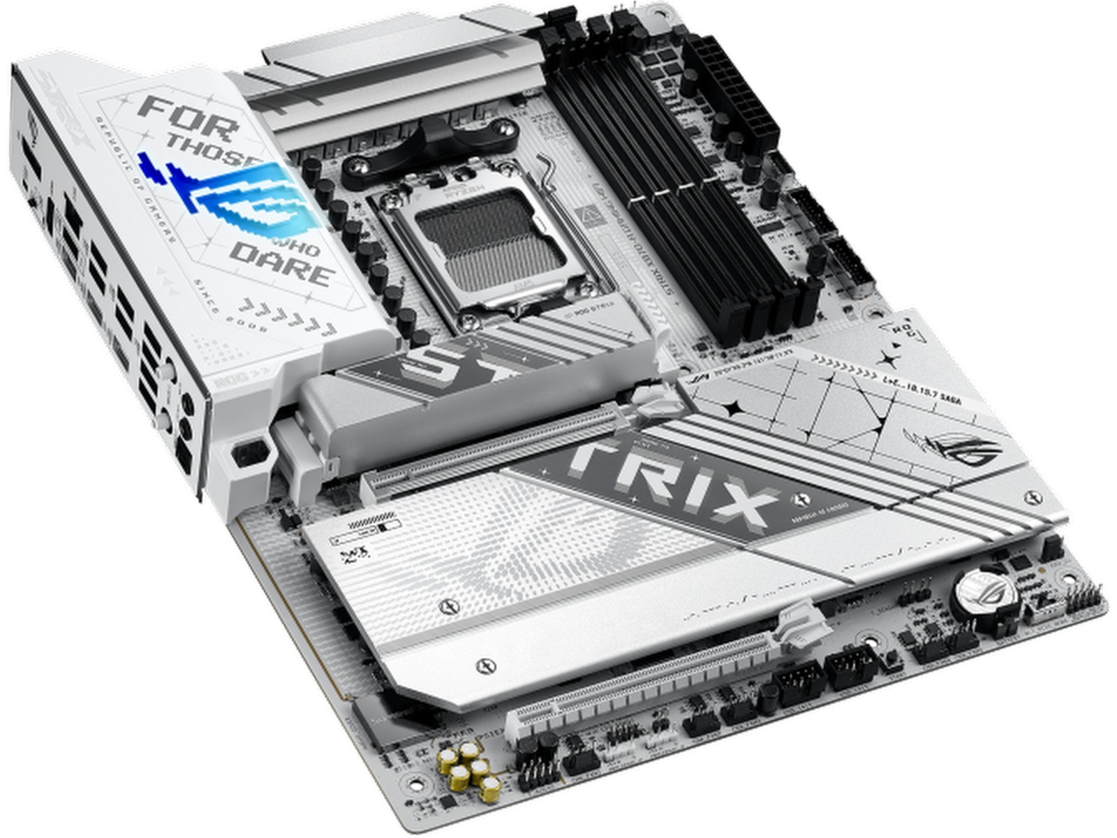 ASUS ROG Strix X870-A GAMING WIFI Moderkort (vit) AMD Socket