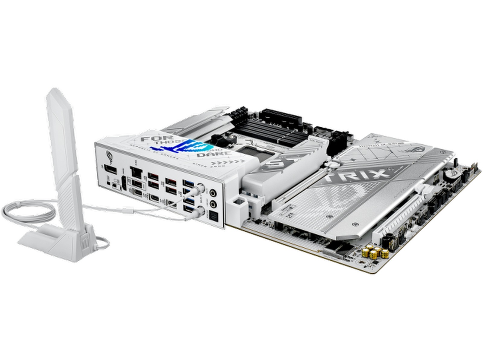 ASUS ROG Strix X870-A GAMING WIFI Moderkort (vit) AMD Socket