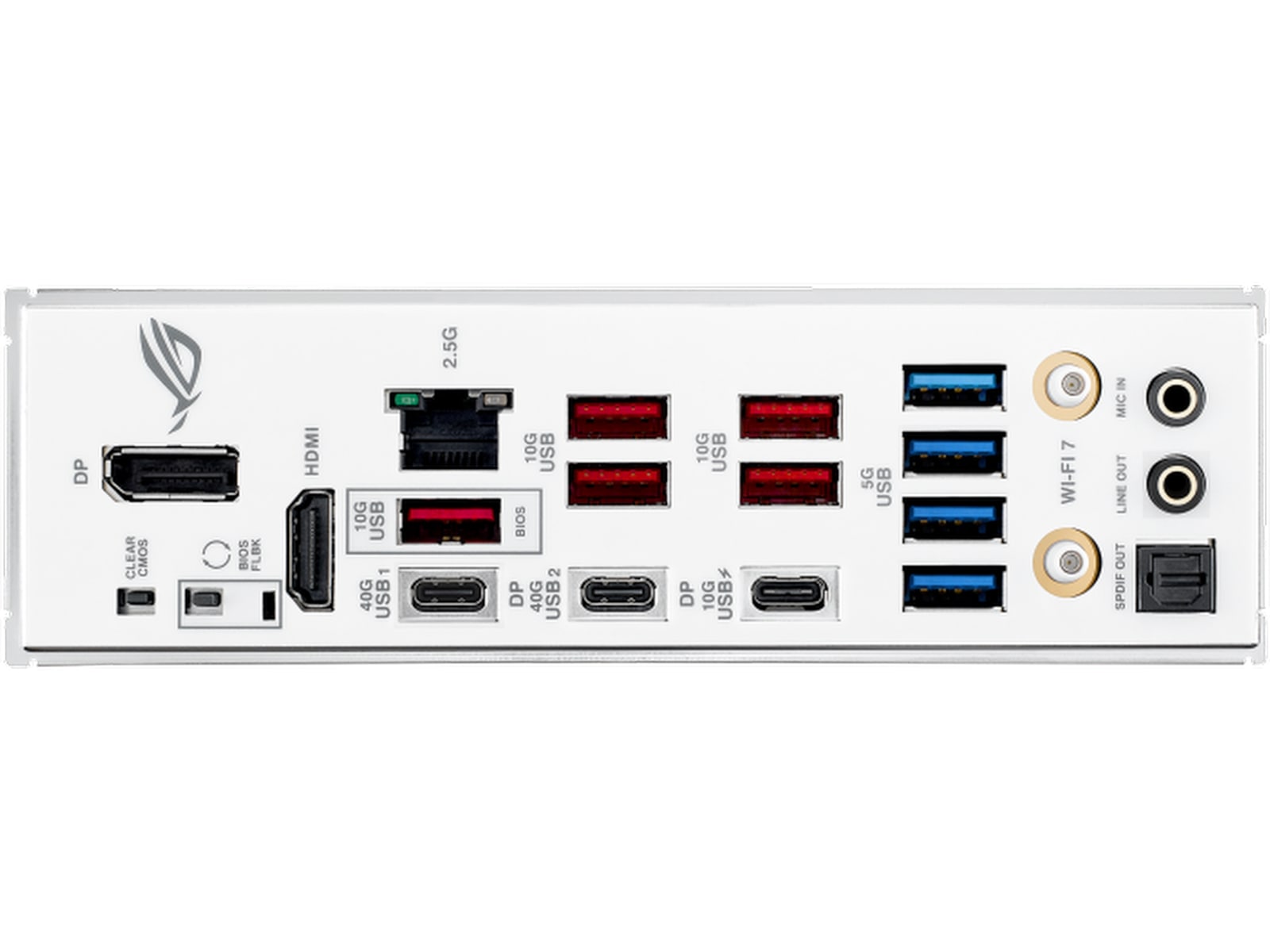 ASUS ROG Strix X870-A GAMING WIFI Moderkort (vit) AMD Socket