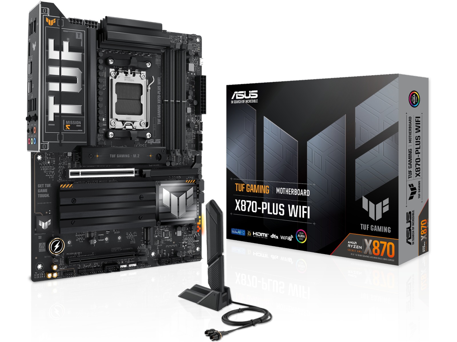 ASUS TUF Gaming X870-PLUS WIFI Moderkort AMD Socket