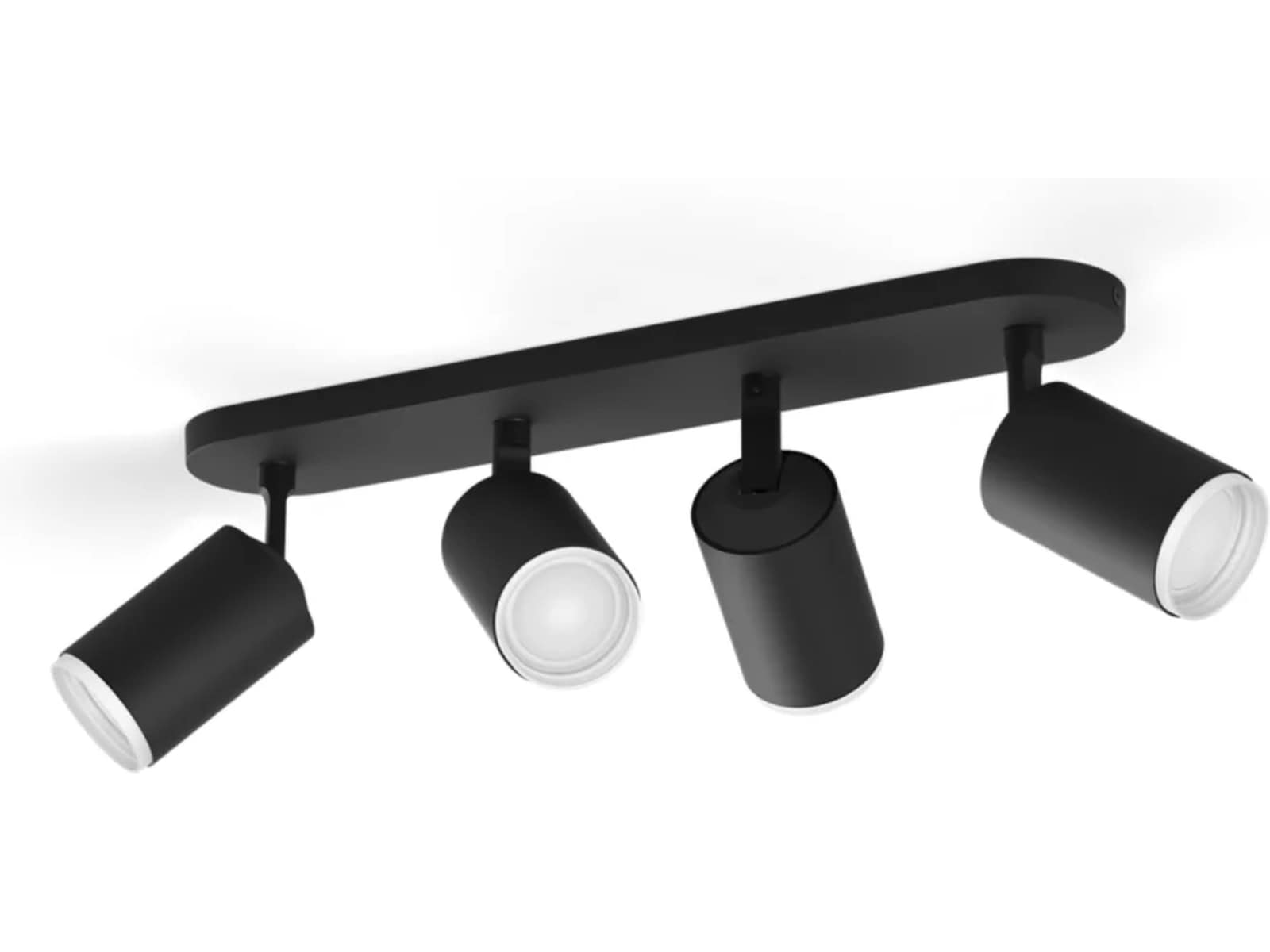 Philips Hue Fugato med 4 spotlights (svart) Taklampa