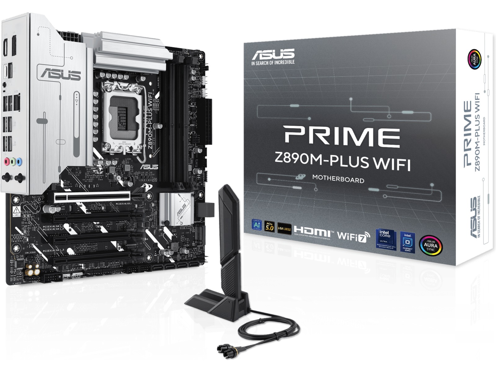 Asus Prime Z890M-PLUS WIFI Moderkort Intel Socket