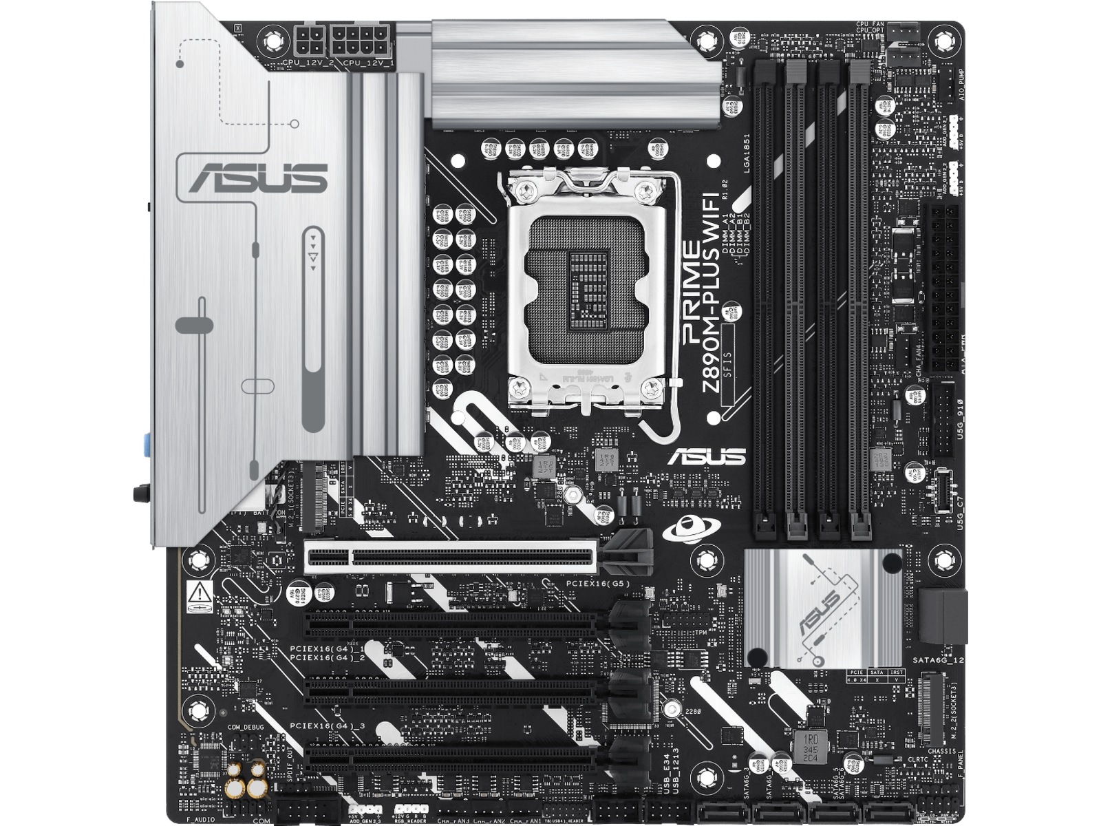 Asus Prime Z890M-PLUS WIFI Moderkort Intel Socket