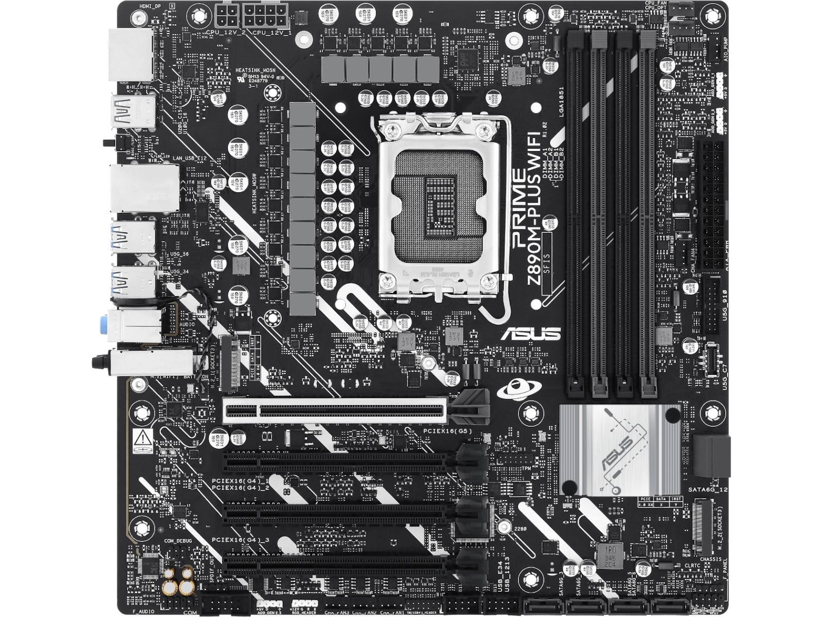 Asus Prime Z890M-PLUS WIFI Moderkort Intel Socket