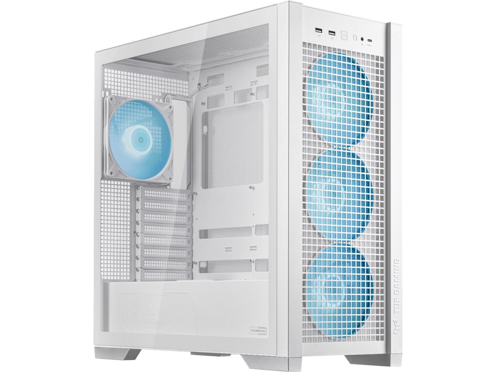 Asus TUF GAMING GT302 TG ARGB Mid Tower (vit) Midi tower