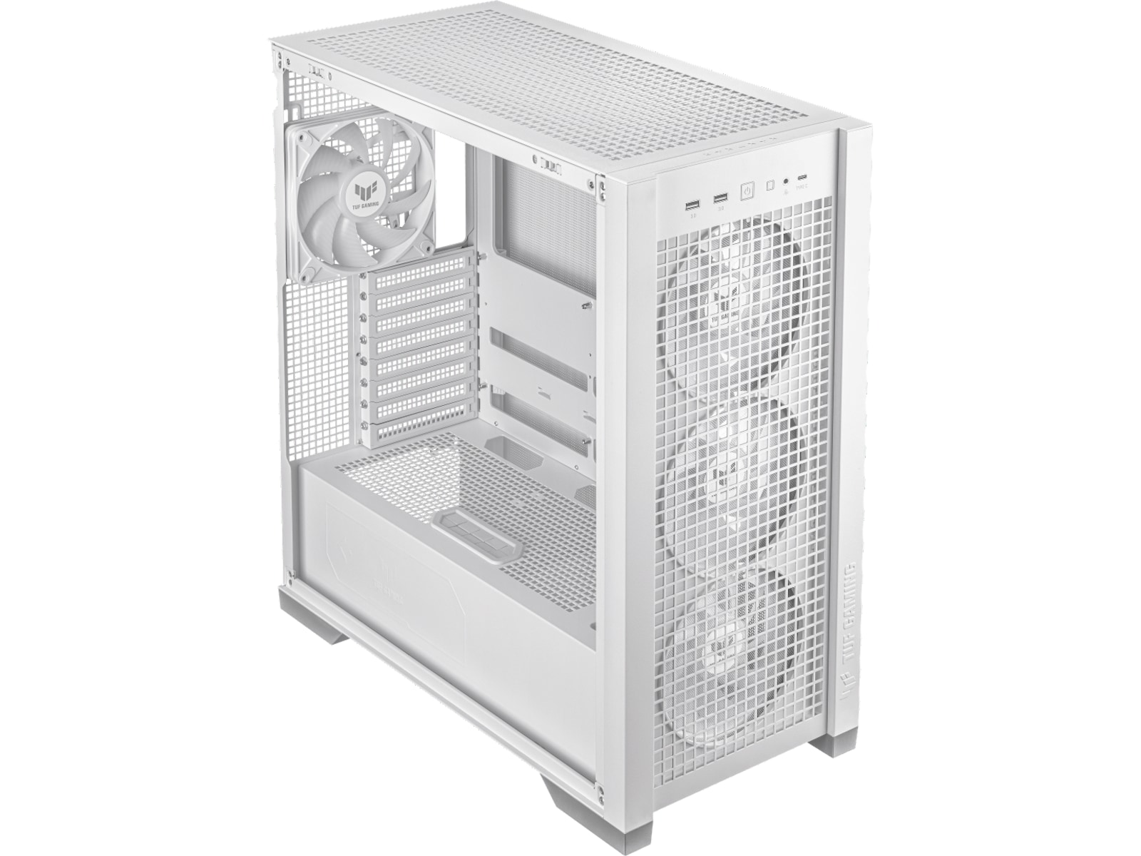 Asus TUF GAMING GT302 TG ARGB Mid Tower (vit) Midi tower