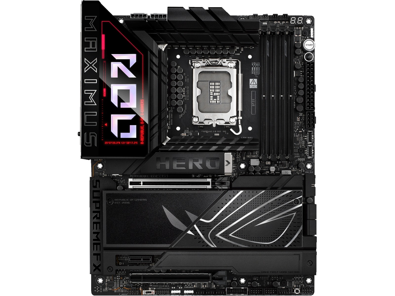 Asus ROG Maximus Z890 HERO Moderkort Intel Socket