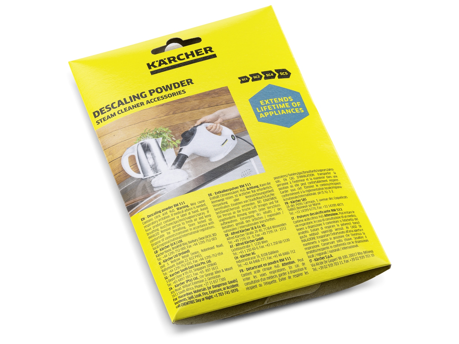 Kärcher RM 511 Avkalkningspulver Tillbehör för dammsugare & rengöring