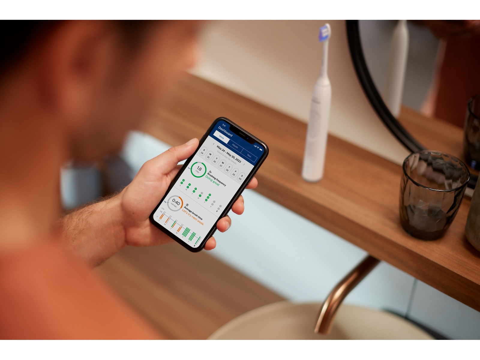 Philips Sonicare Philips HX7410/02 eltandborste Eltandborste