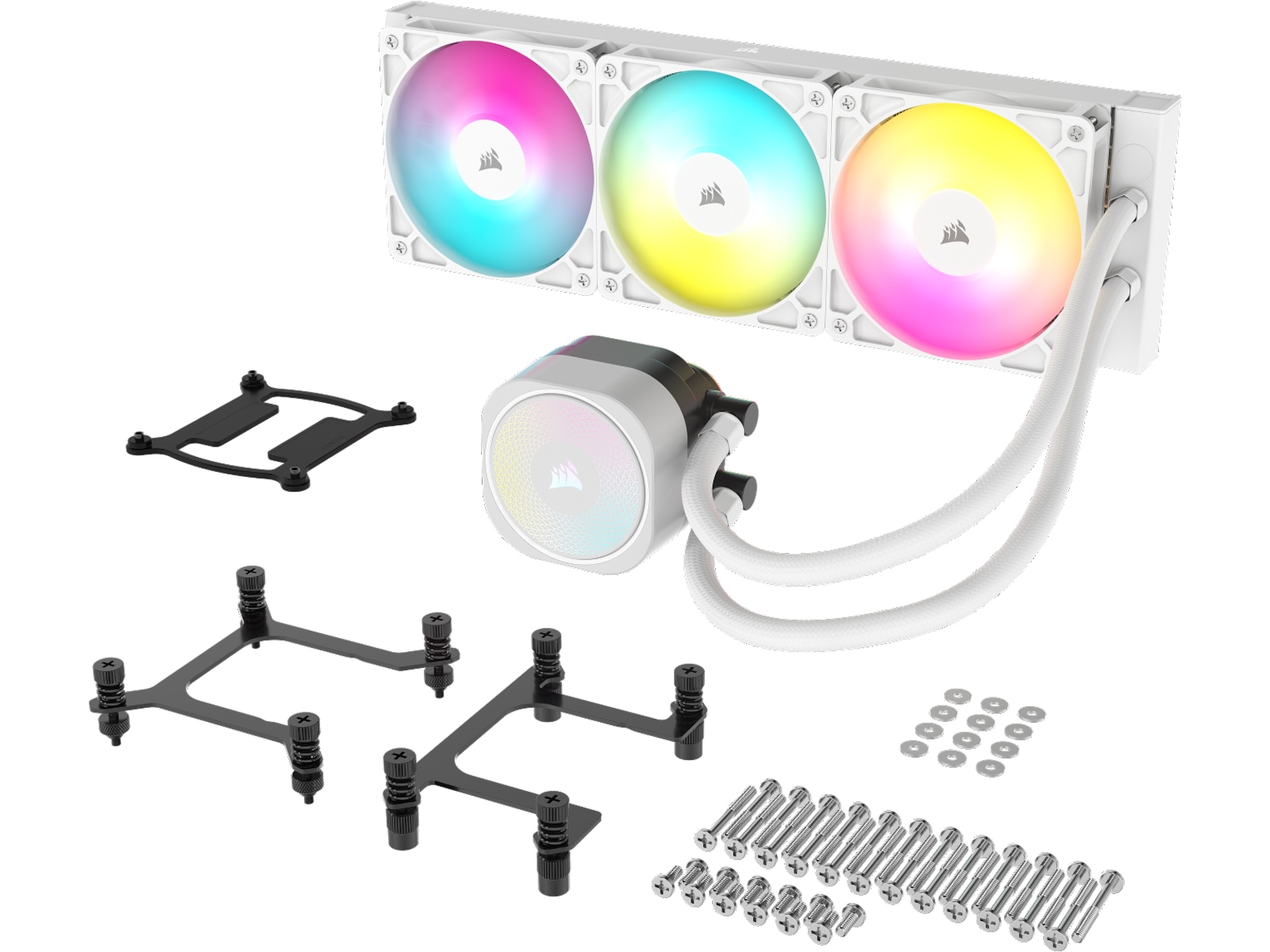 Corsair Nautilus 360 ARGB CPU Kylare (vit) CPU - Vattenkylning