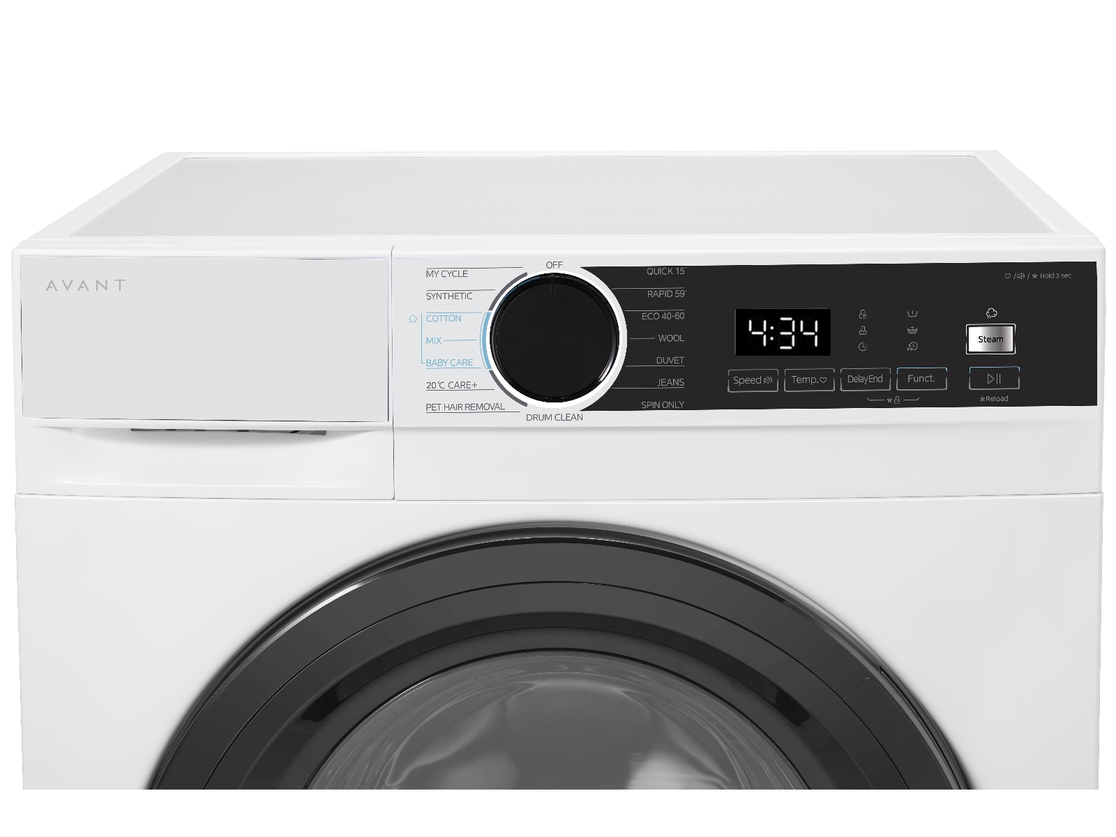 Avant WMF12WH1 Tvättmaskin (vit) Tvättmaskin