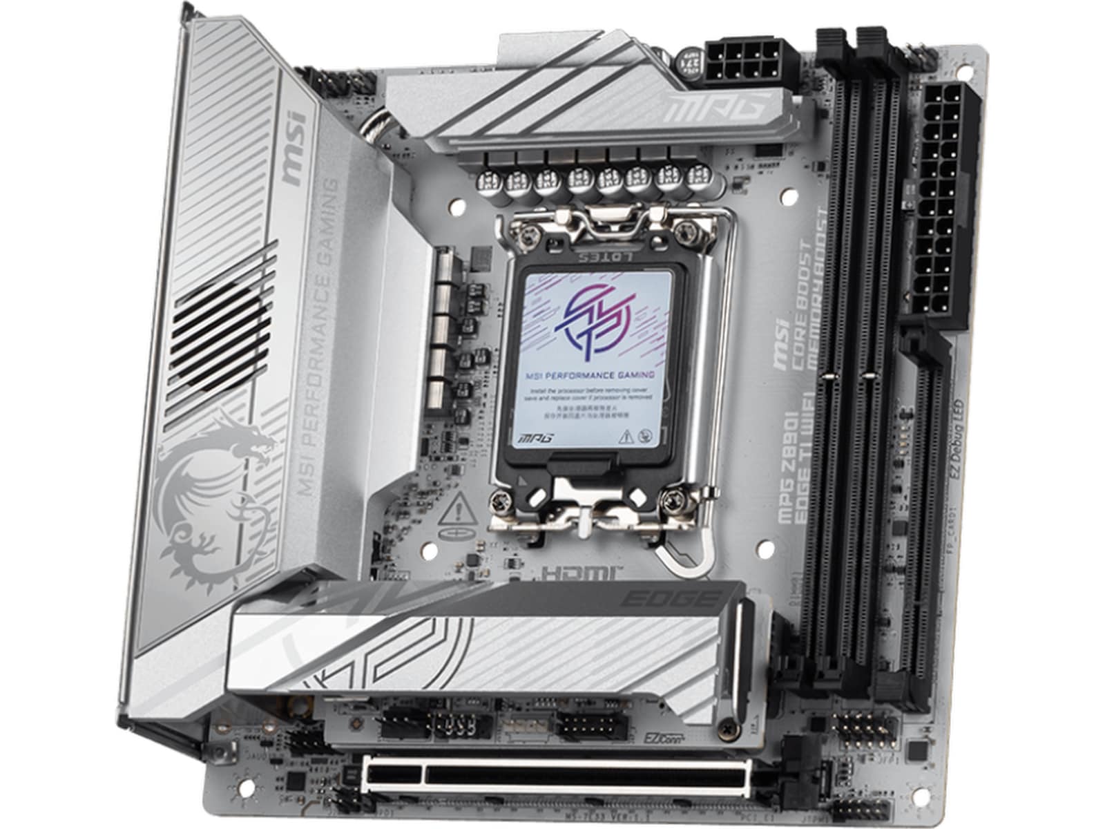MSI MPG Z890I EDGE TI WIFI Moderkort Intel Socket