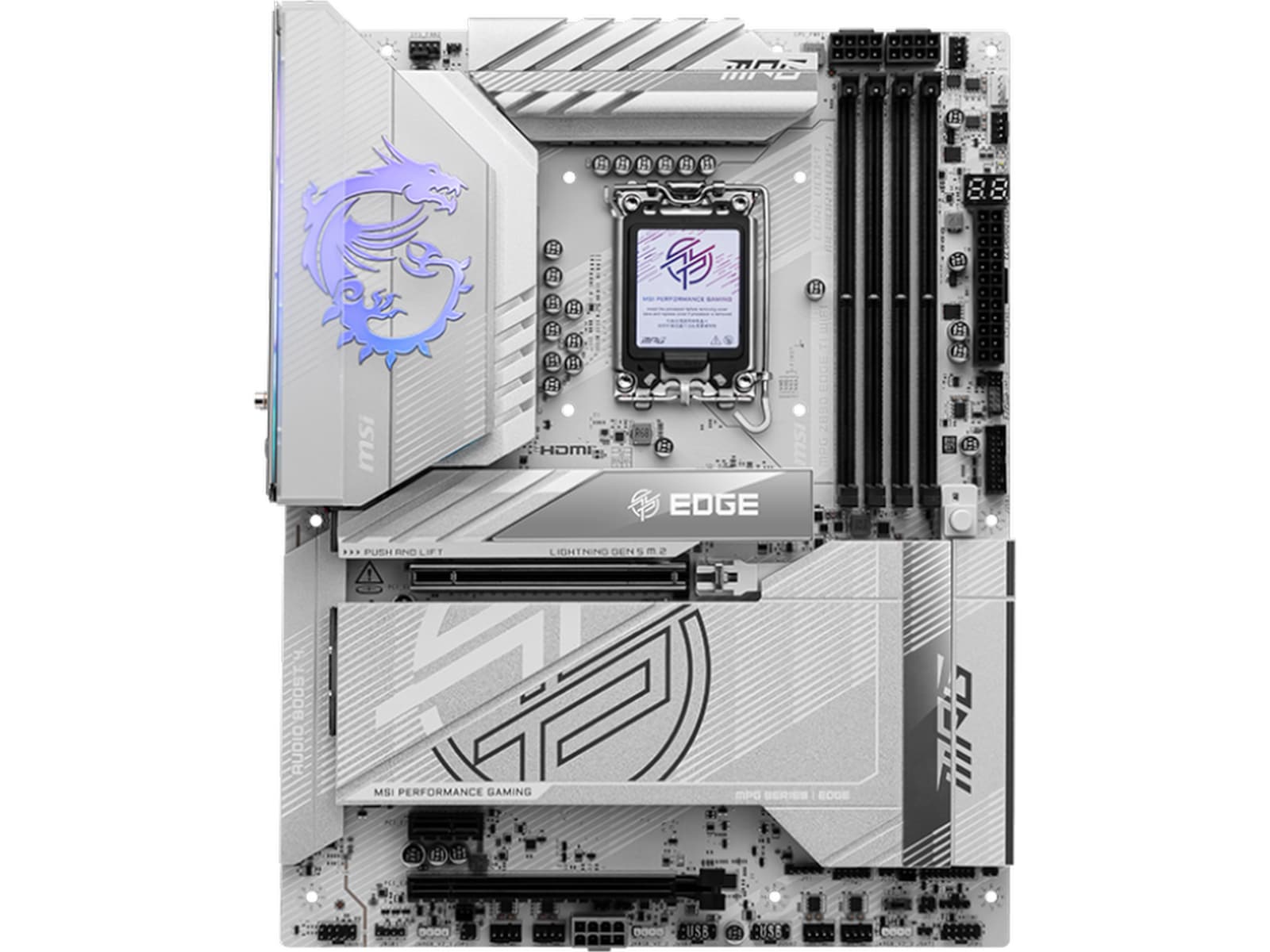 MSI MPG Z890 EDGE TI WIFI Moderkort Intel Socket