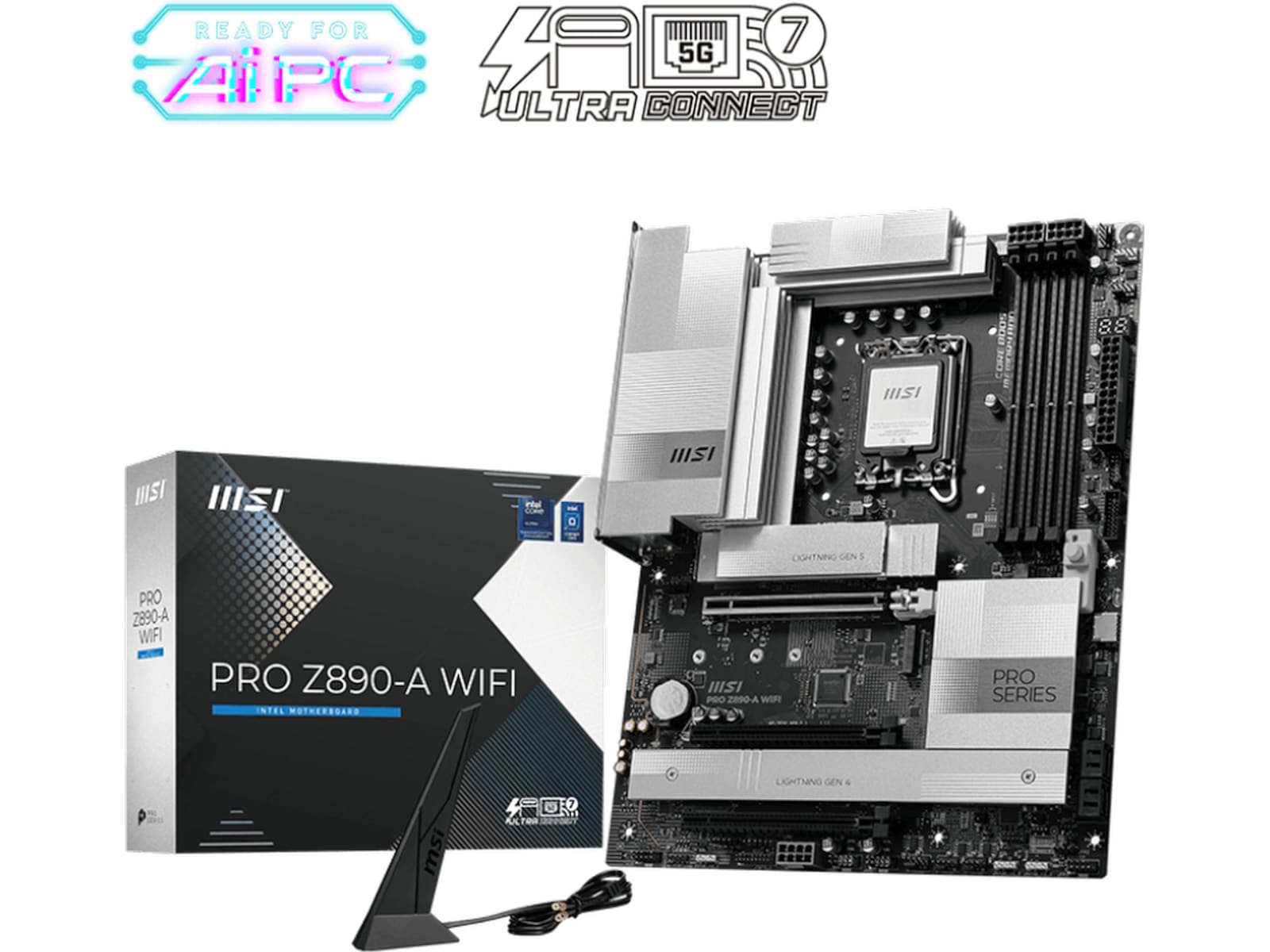 MSI PRO Z890-A WIFI Modekort Intel Socket