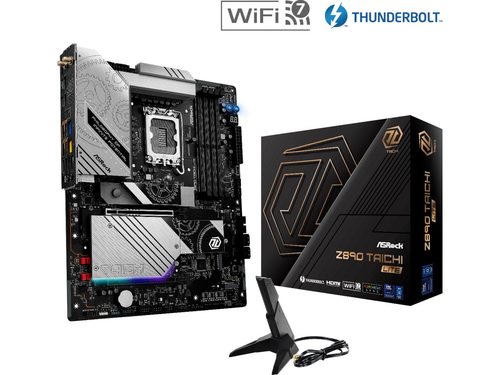 ASRock Z890 TAICHI LITE Moderkort Intel Socket