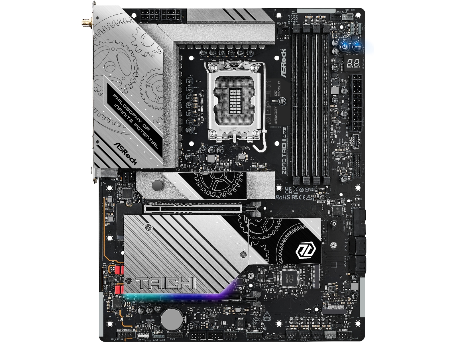 ASRock Z890 TAICHI LITE Moderkort Intel Socket