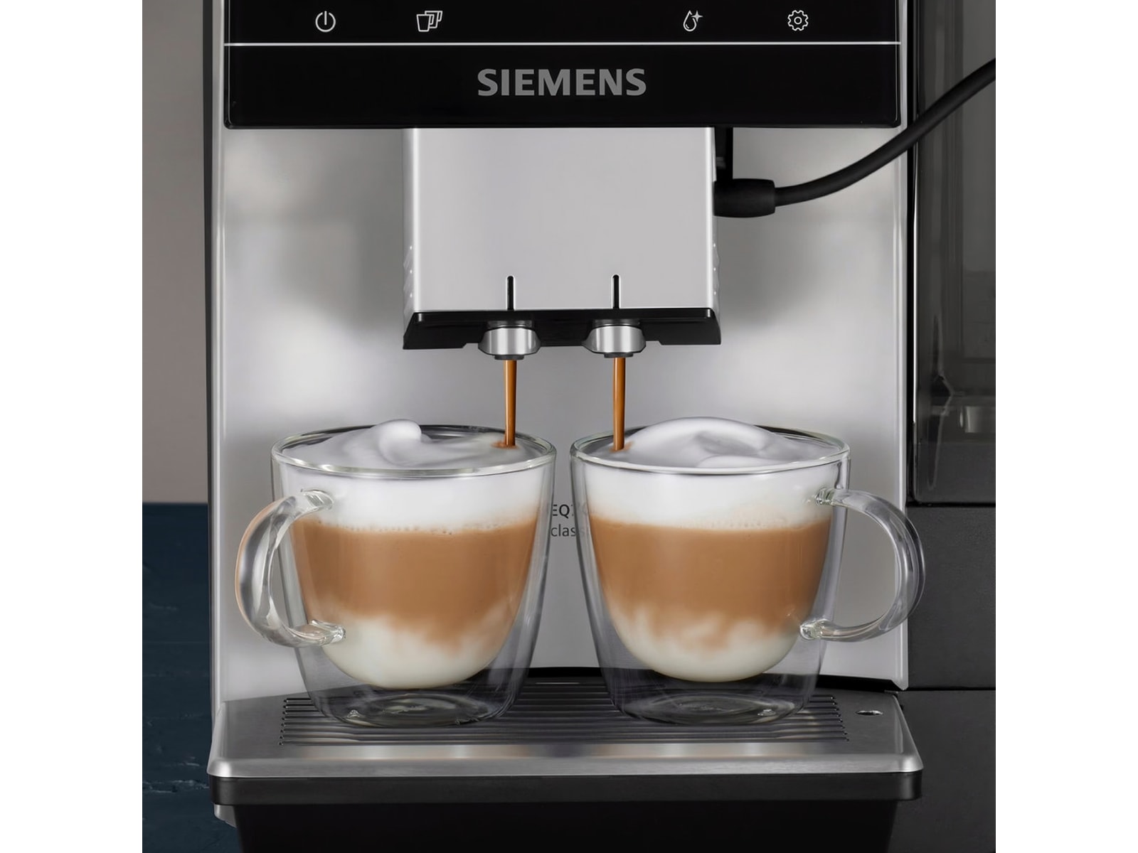 Siemens EQ700 klassisk Automatisk Kaffemaskin (inox/silver) Espressomaskiner