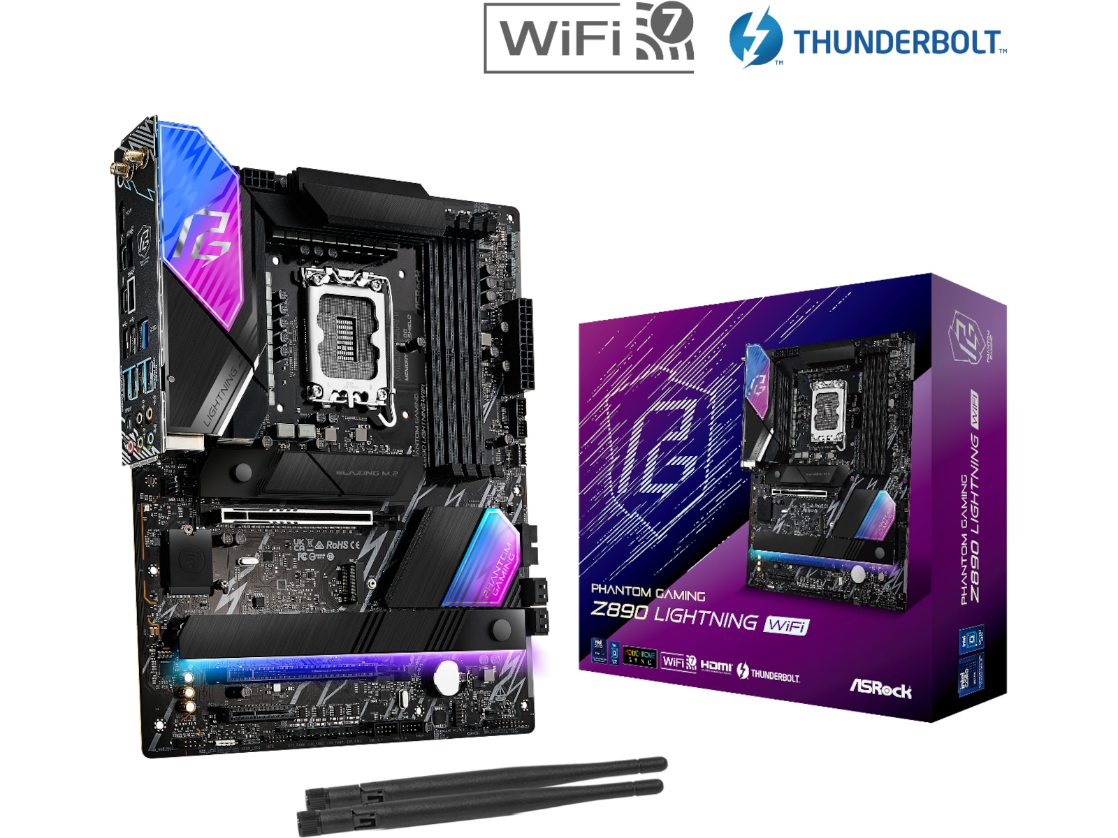 ASRock Z890 LIGHTNING WIFI Moderkort Intel Socket