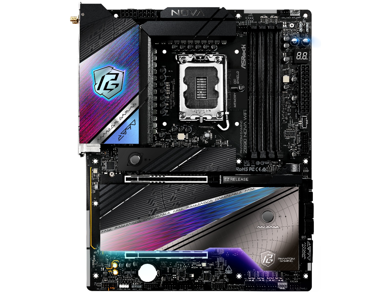 ASRock Z890 NOVA WIFI Moderkort Intel Socket