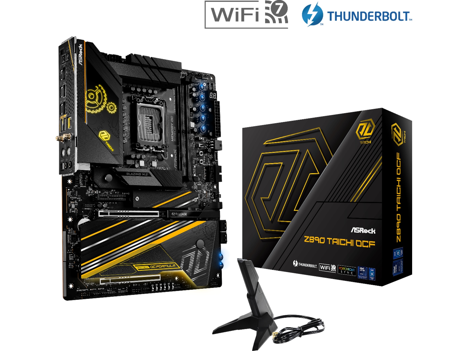 ASRock Z890 TAICHI OCF Moderkort Intel Socket
