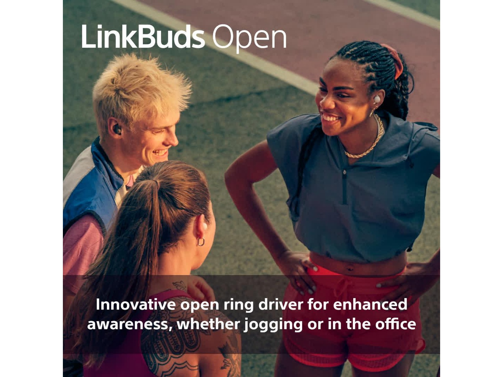 Sony Linkbuds Open True Wireless hörlurar (vit) In-ear hörlurar