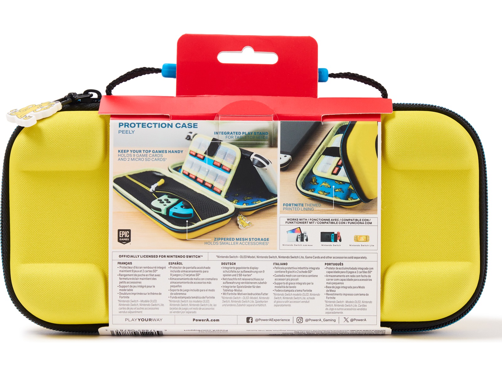 PowerA Protection Cover Nintendo Switch Peely Tillbehör till spelkonsoler