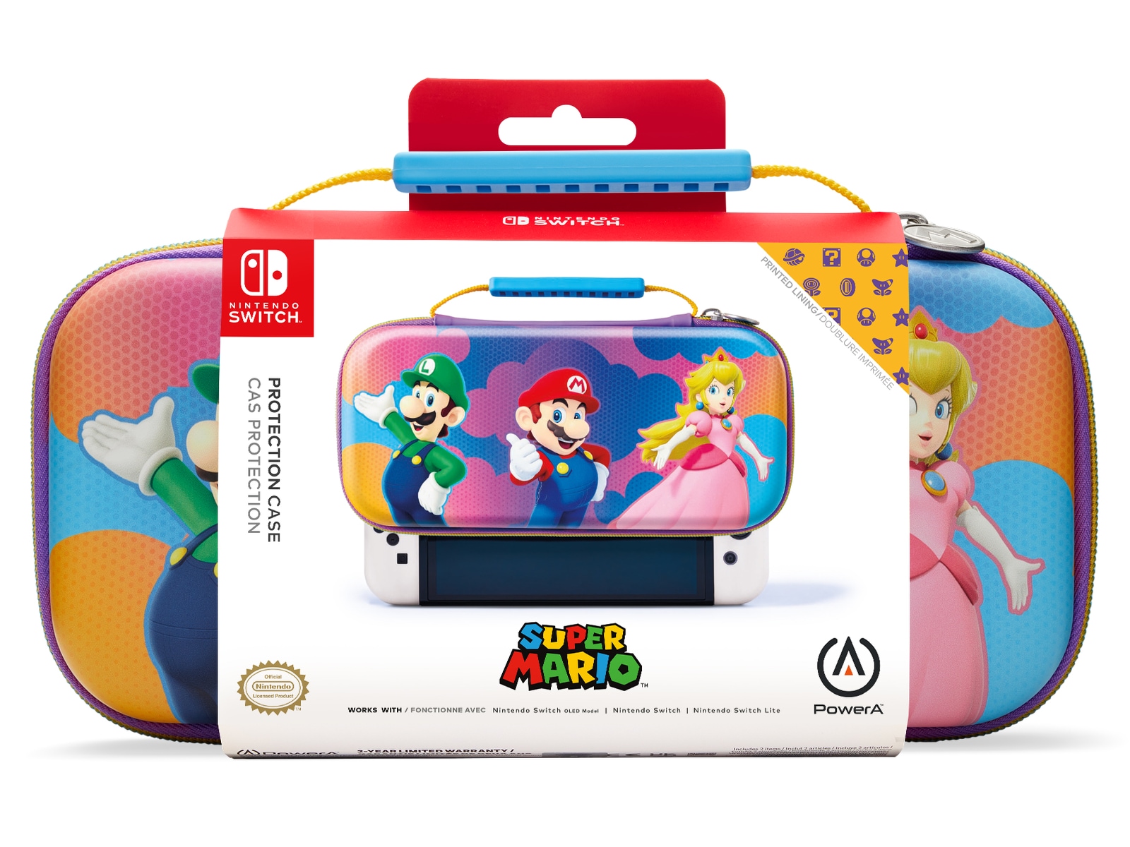 PowerA Protection Cover Nintendo Switch Color Splash Heroes Tillbehör till spelkonsoler