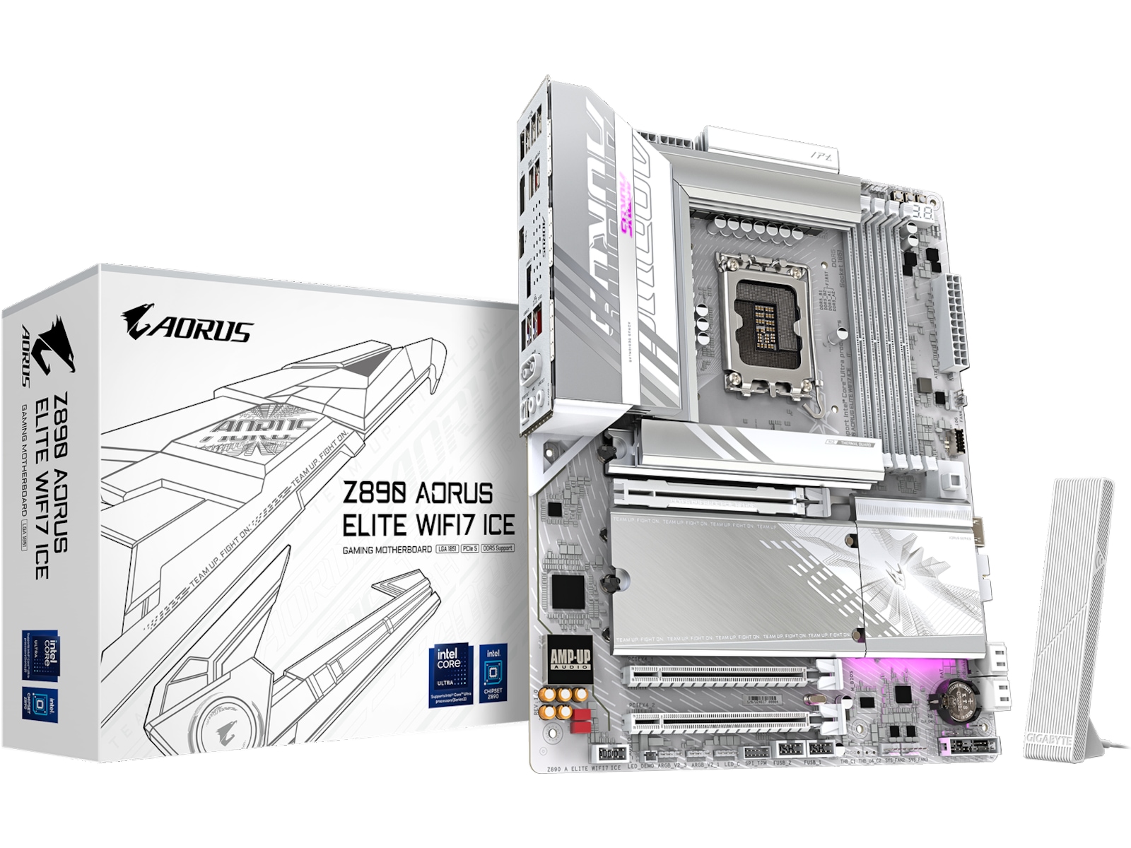 GIGABYTE Z890 A ELITE WF7 ICE Moderkort Intel Socket