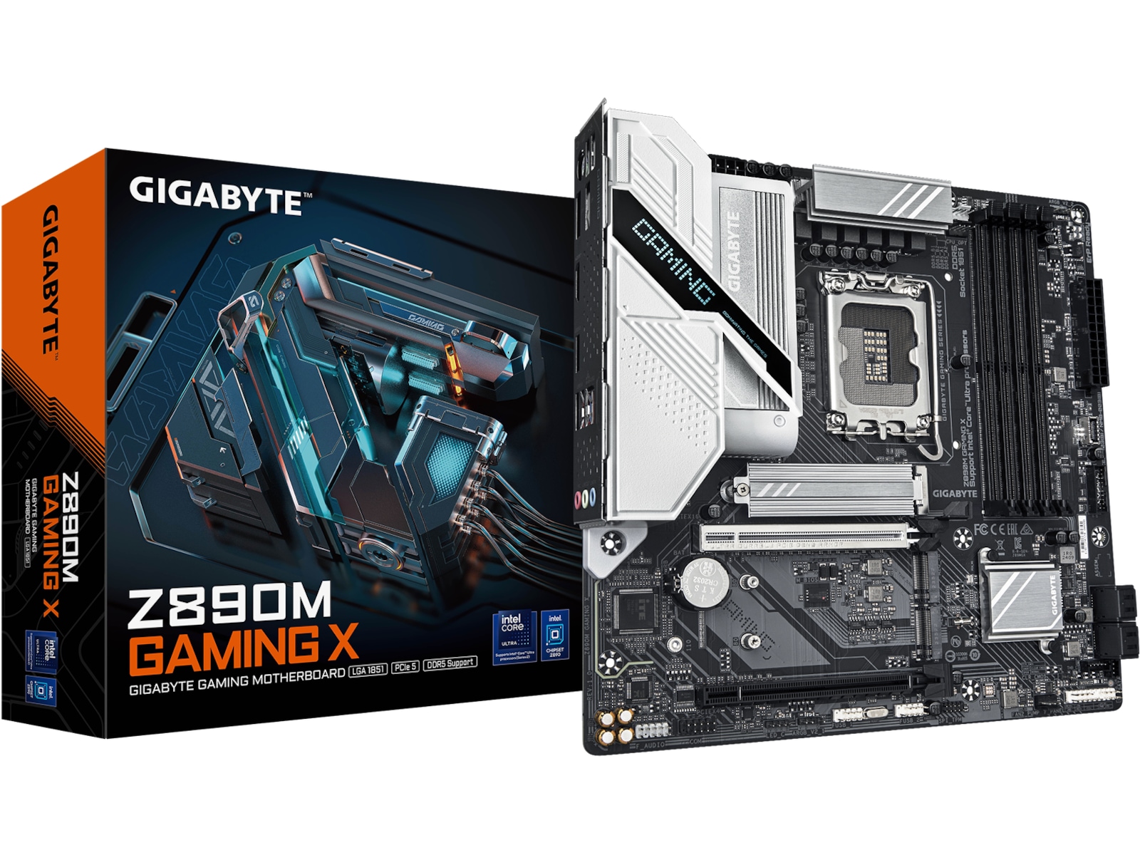 GIGABYTE Z890M GAMING X Moderkort Intel Socket
