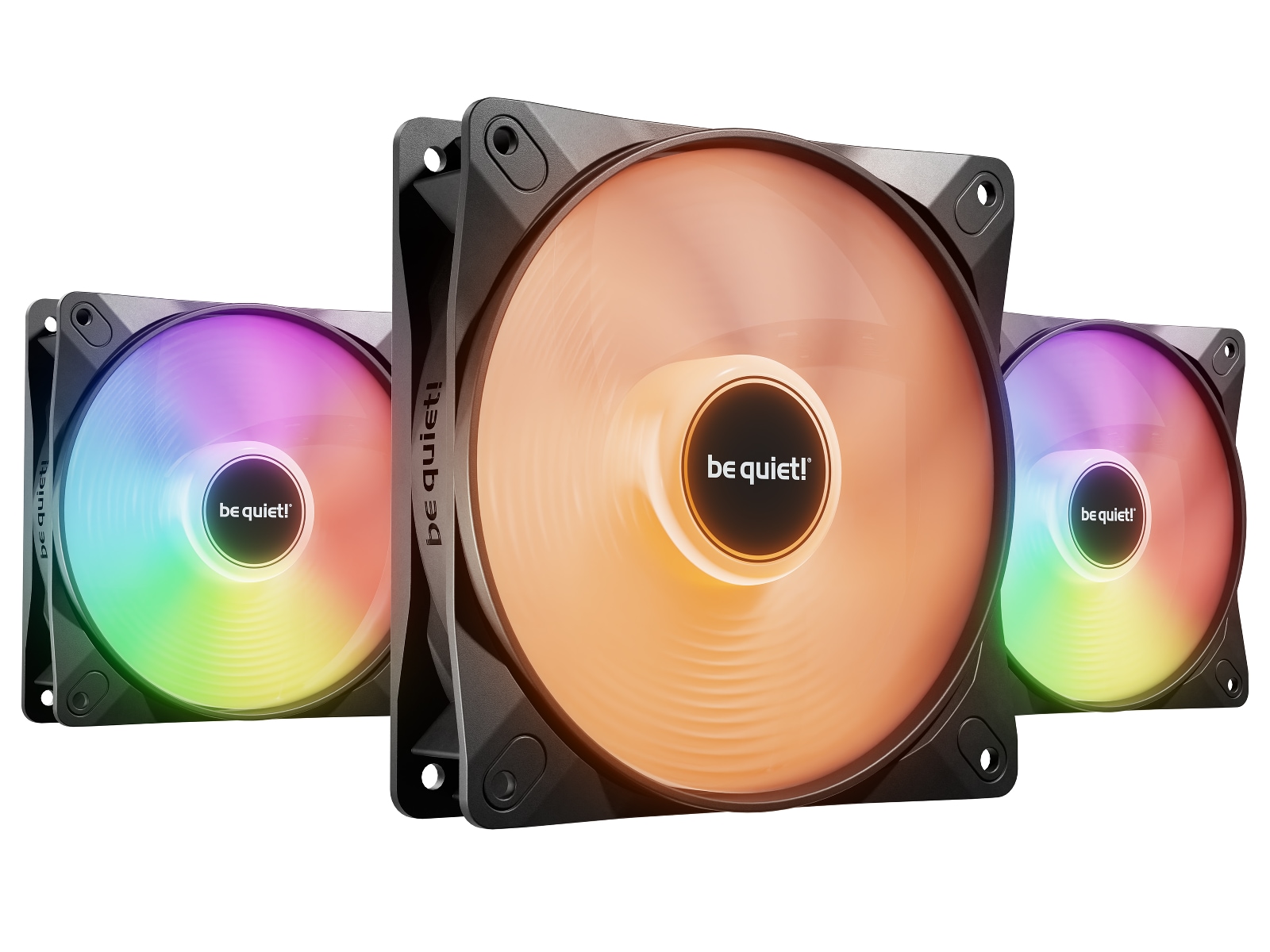 be quiet! LIGHT WINGS LX 120 PWM Fläkt 3pk (svart) Fläkt