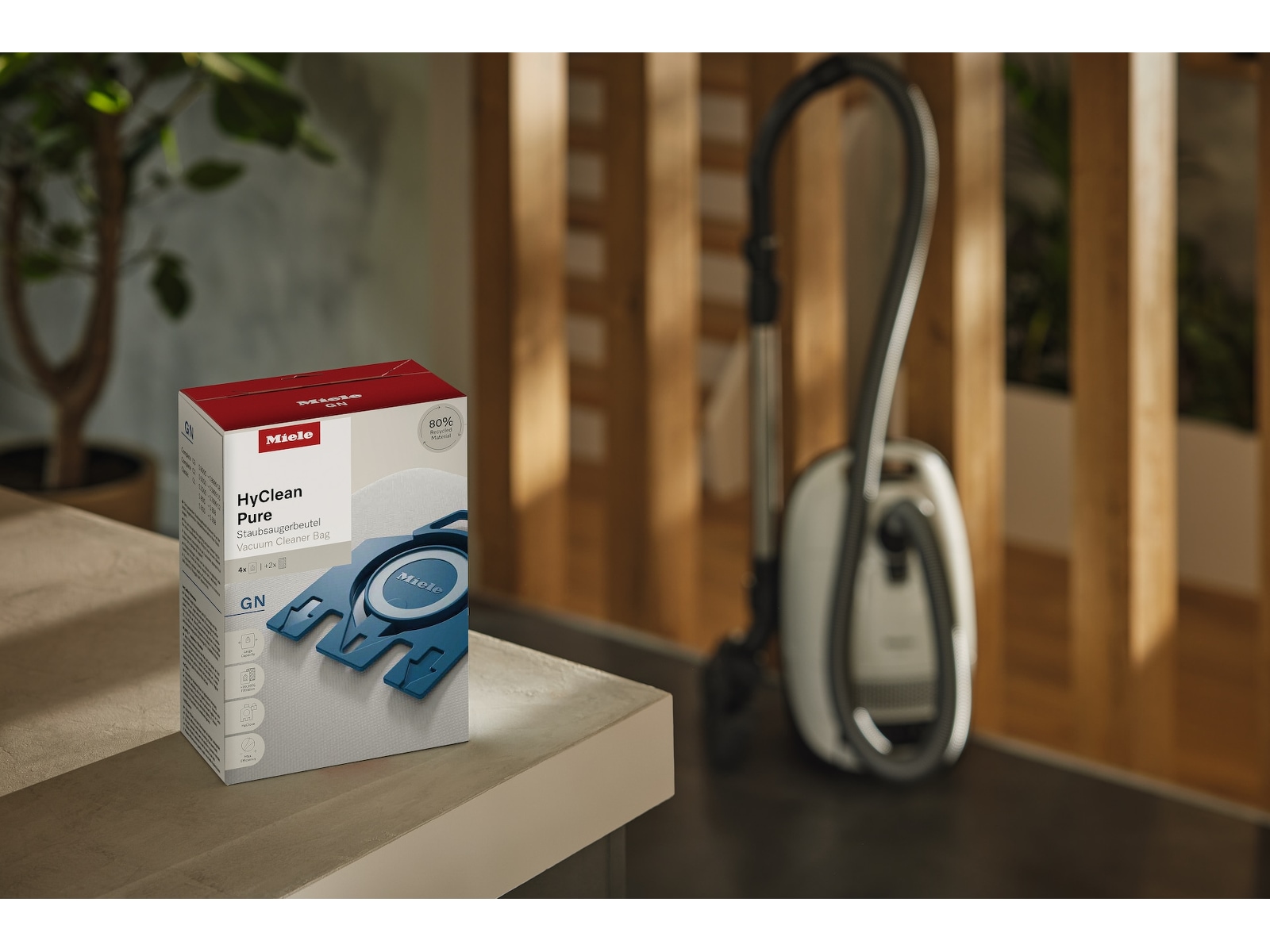 Miele  Dammsugarpåse HyClean GN Pure INT Tillbehör för dammsugare & rengöring