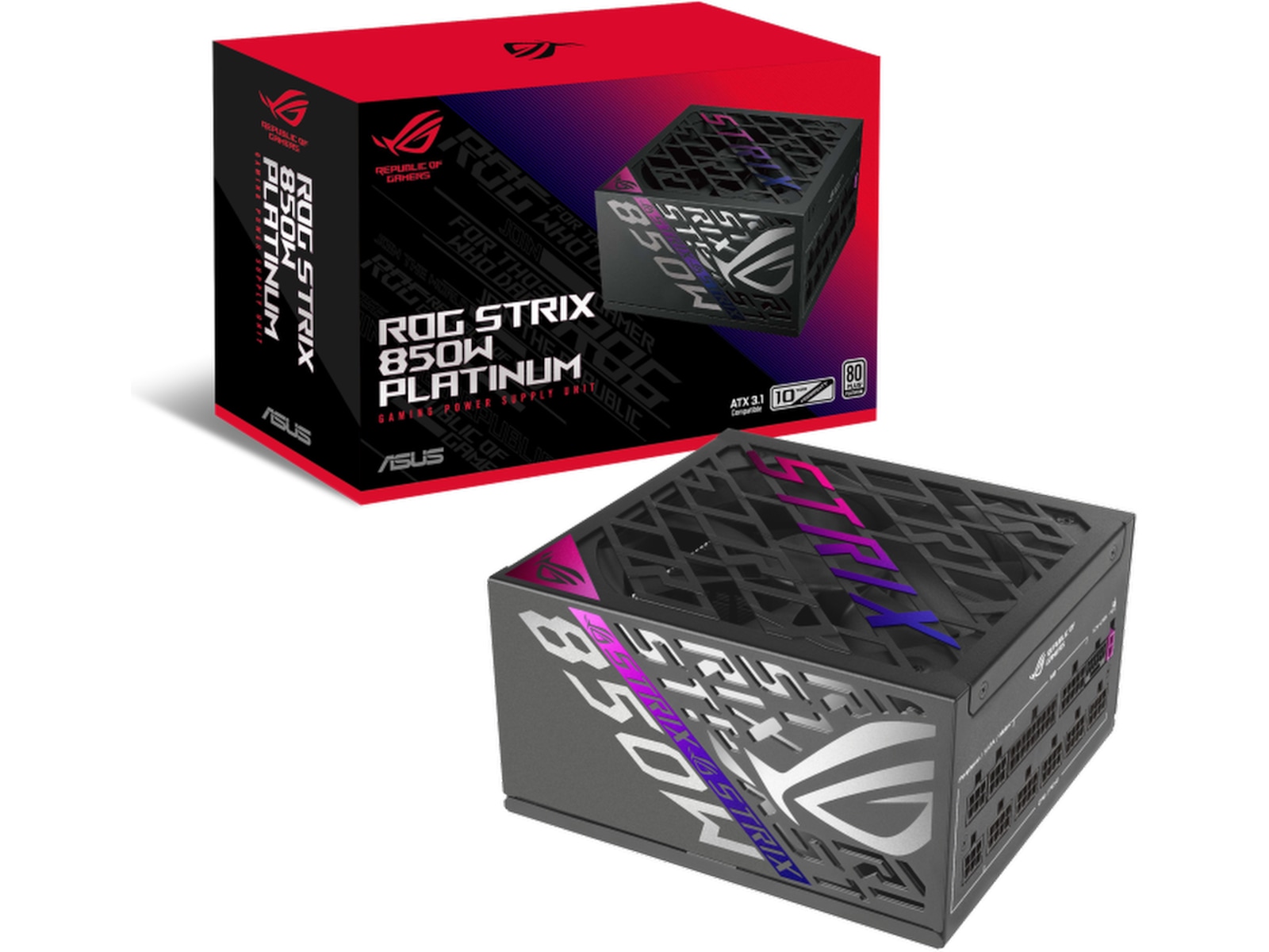 Asus ROG Strix 850W Platinum PSU Nätaggregat