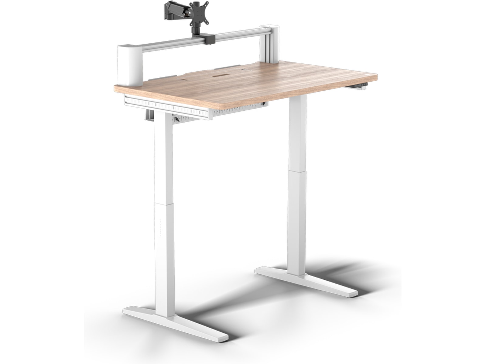 Corsair Platform:4 Elevate skrivbord (vit/ljus trä) Gamingdesk