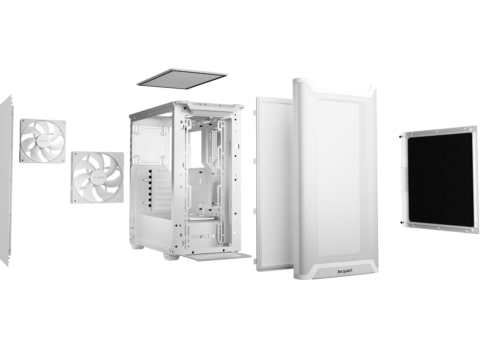 be quiet! PURE BASE 501 Airflow Black Mid Tower (vit) Midi tower