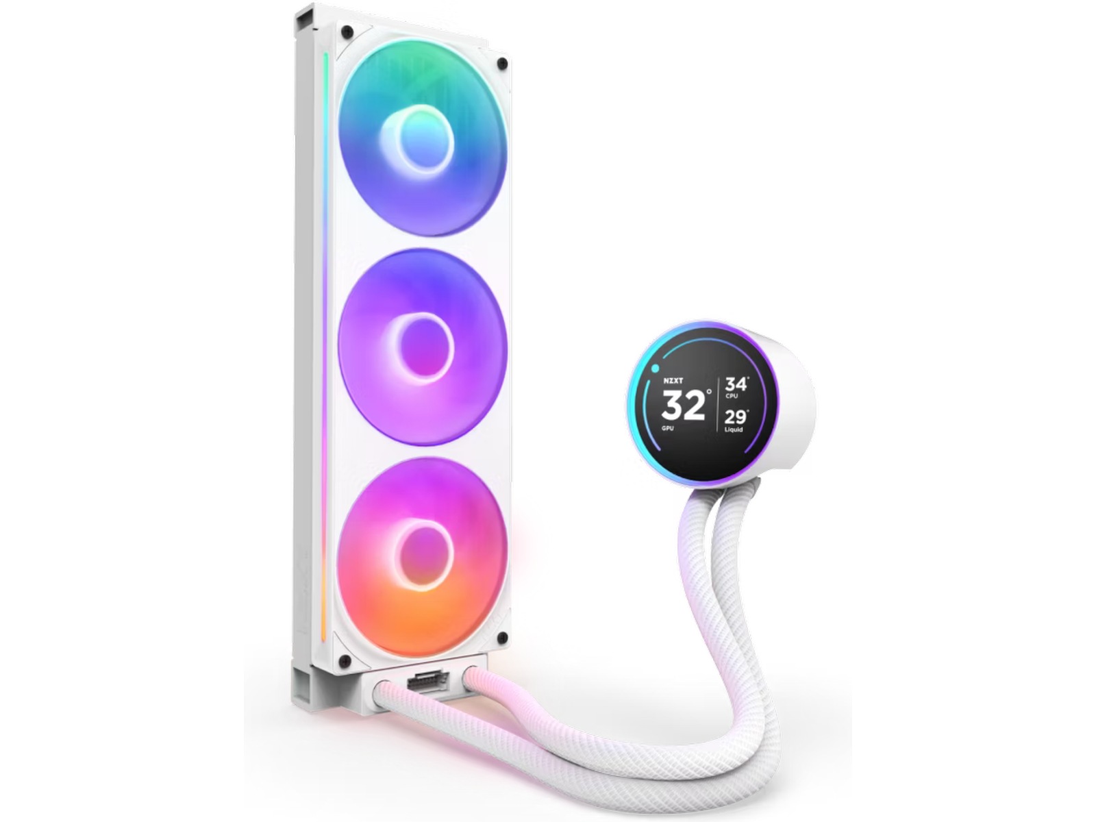 NZXT Kraken 360 Elite V2 2024 RGB Kylare (vit) CPU - Vattenkylning