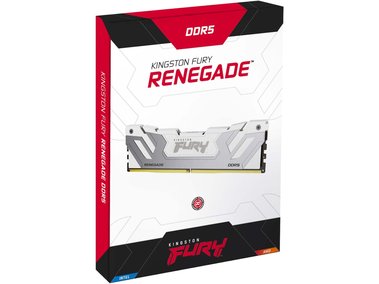 Kingston Fury Renegade DDR5 8400MHz 48GB (vit) Minne